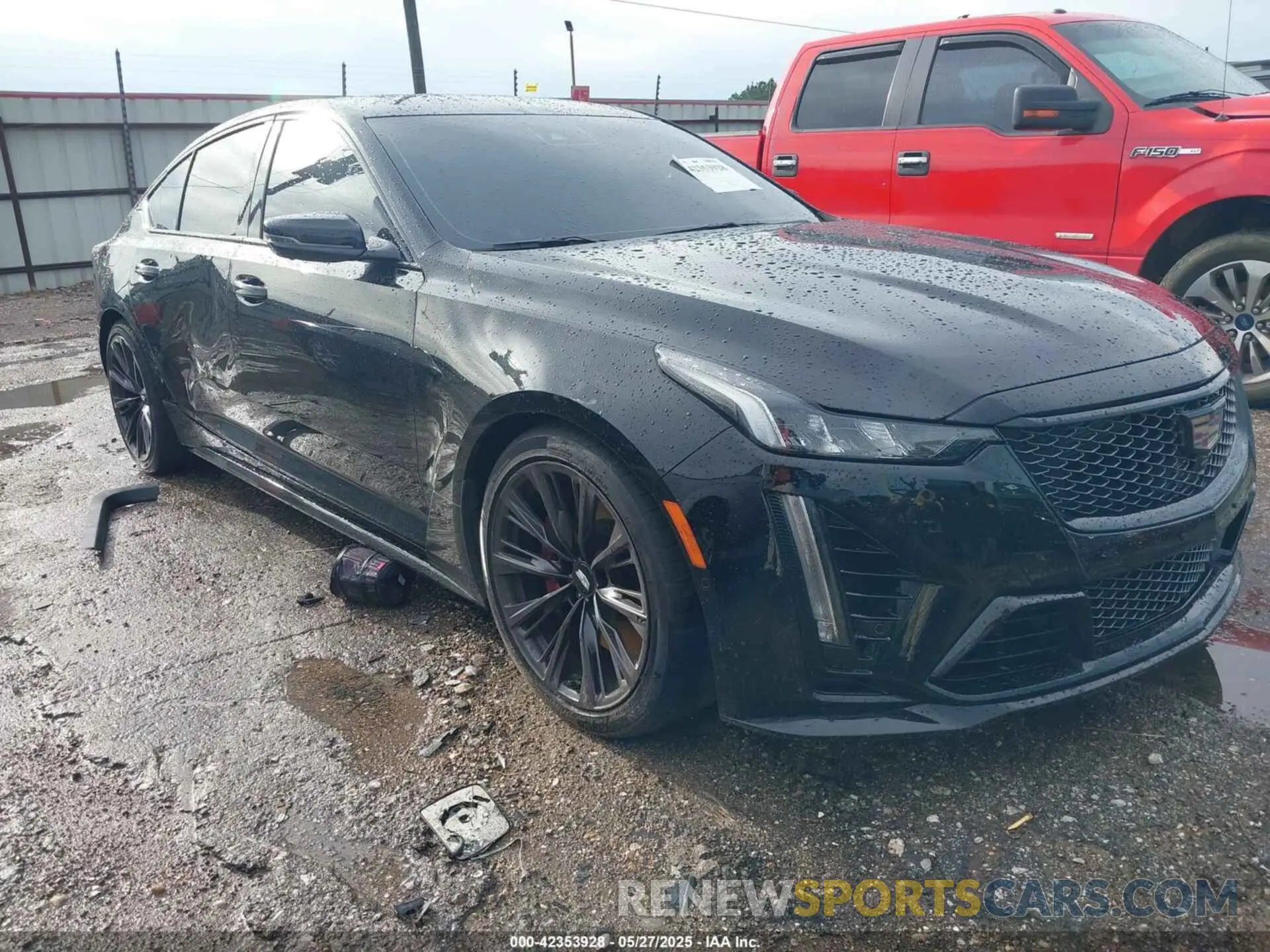 1 Photograph of a damaged car 1G6D35R60N0810445 CADILLAC CT5-V 2022