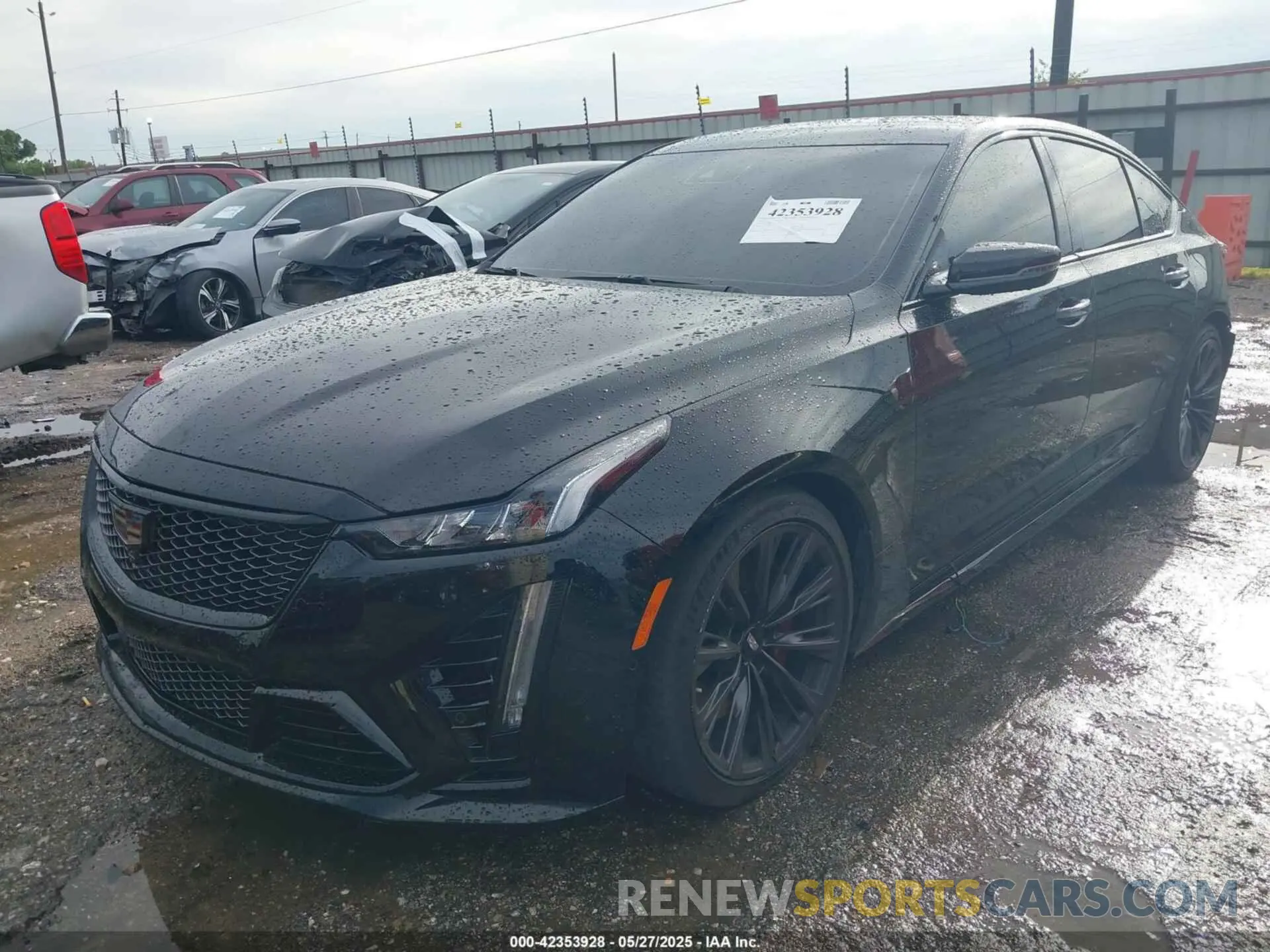 2 Photograph of a damaged car 1G6D35R60N0810445 CADILLAC CT5-V 2022