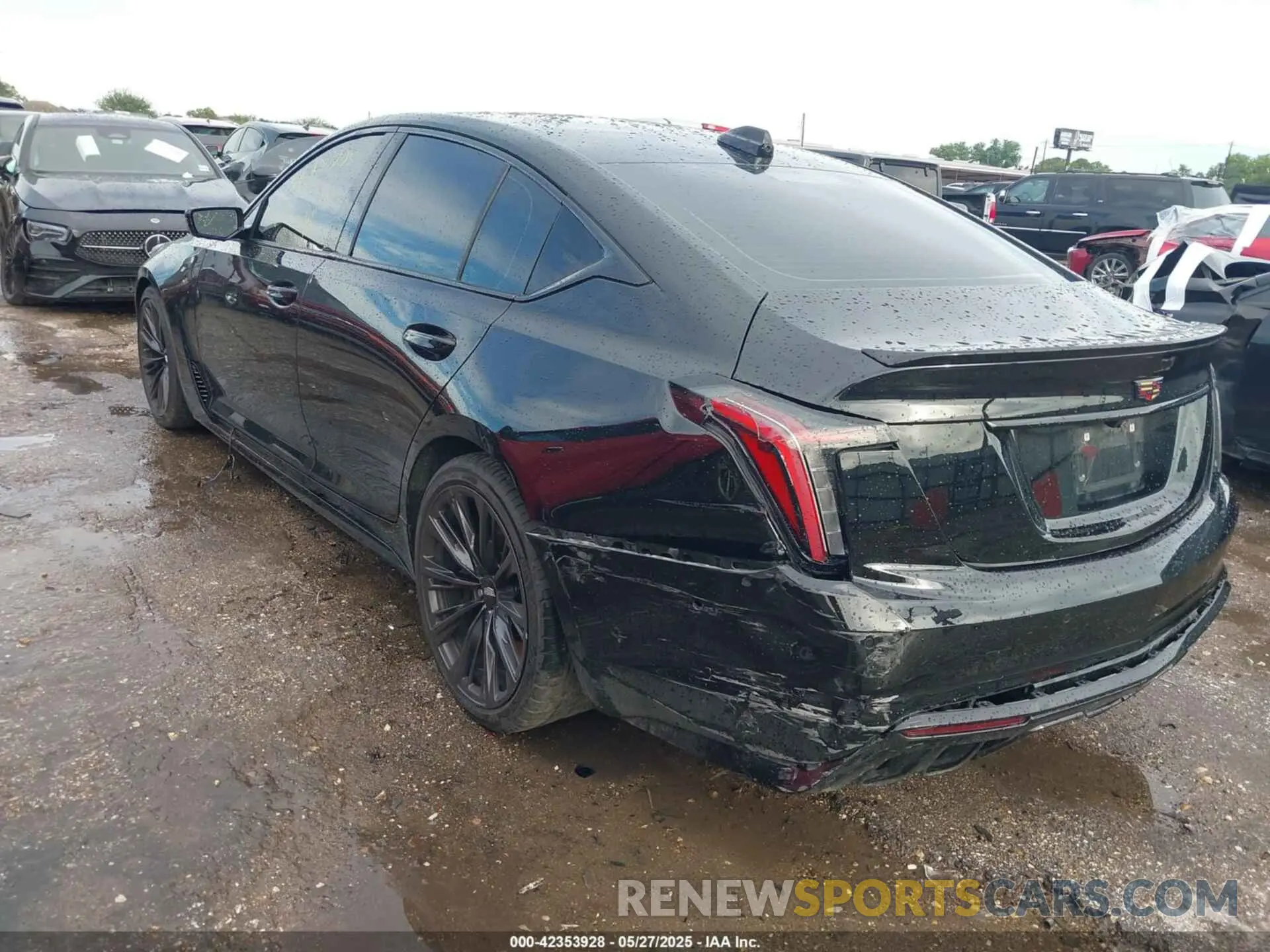 3 Photograph of a damaged car 1G6D35R60N0810445 CADILLAC CT5-V 2022