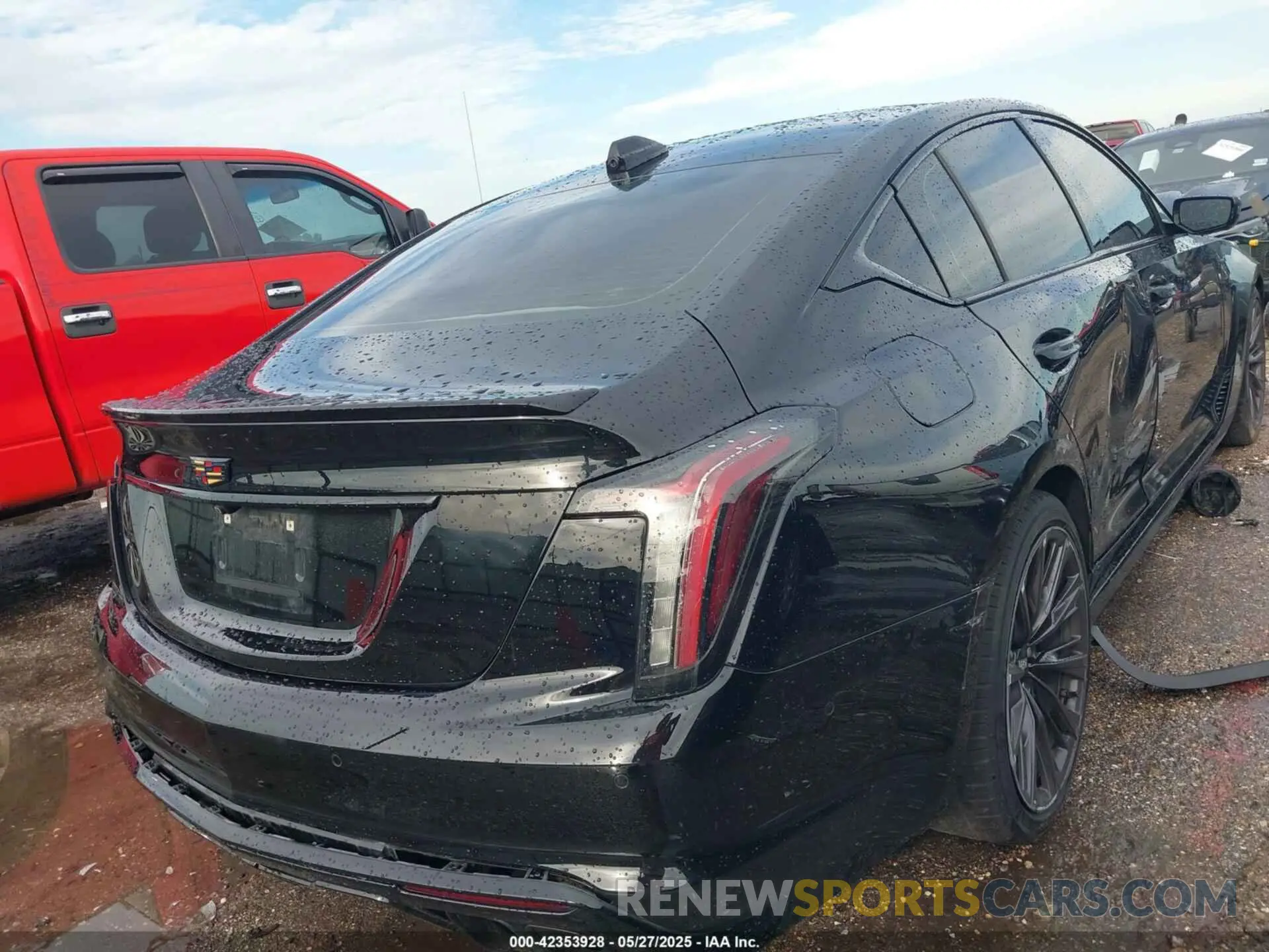4 Photograph of a damaged car 1G6D35R60N0810445 CADILLAC CT5-V 2022