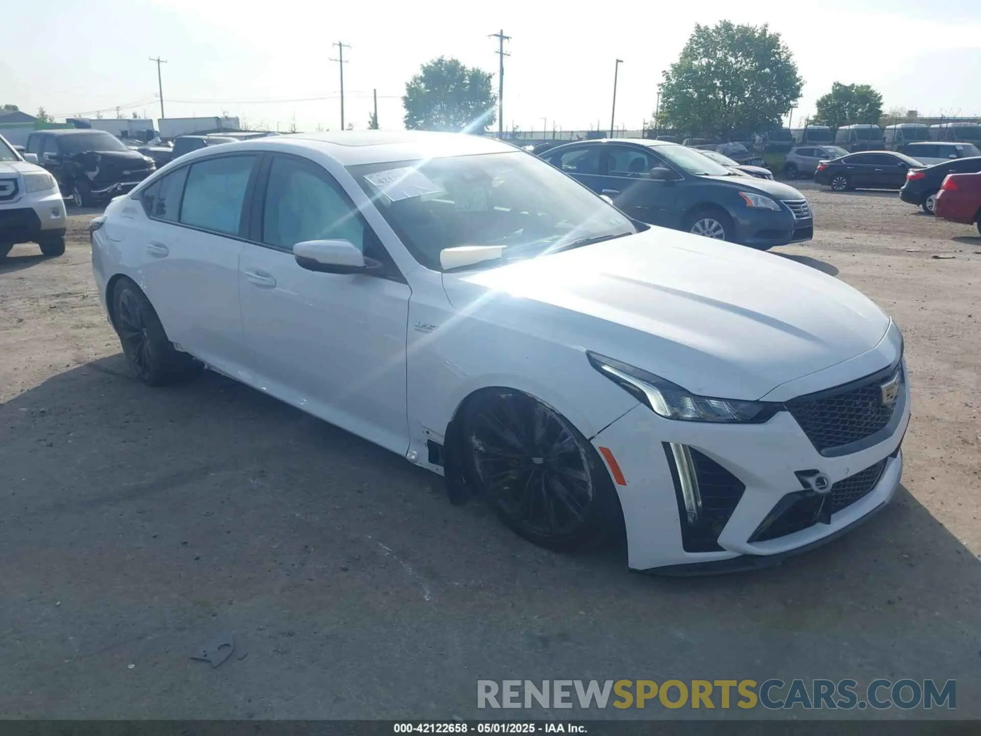 1 Photograph of a damaged car 1G6D25R66R0860548 CADILLAC CT5-V 2024