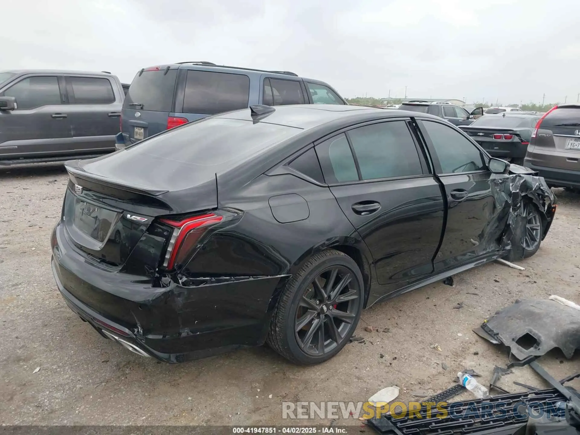 4 Photograph of a damaged car 1G6DV5RW1R0103841 CADILLAC CT5-V 2024