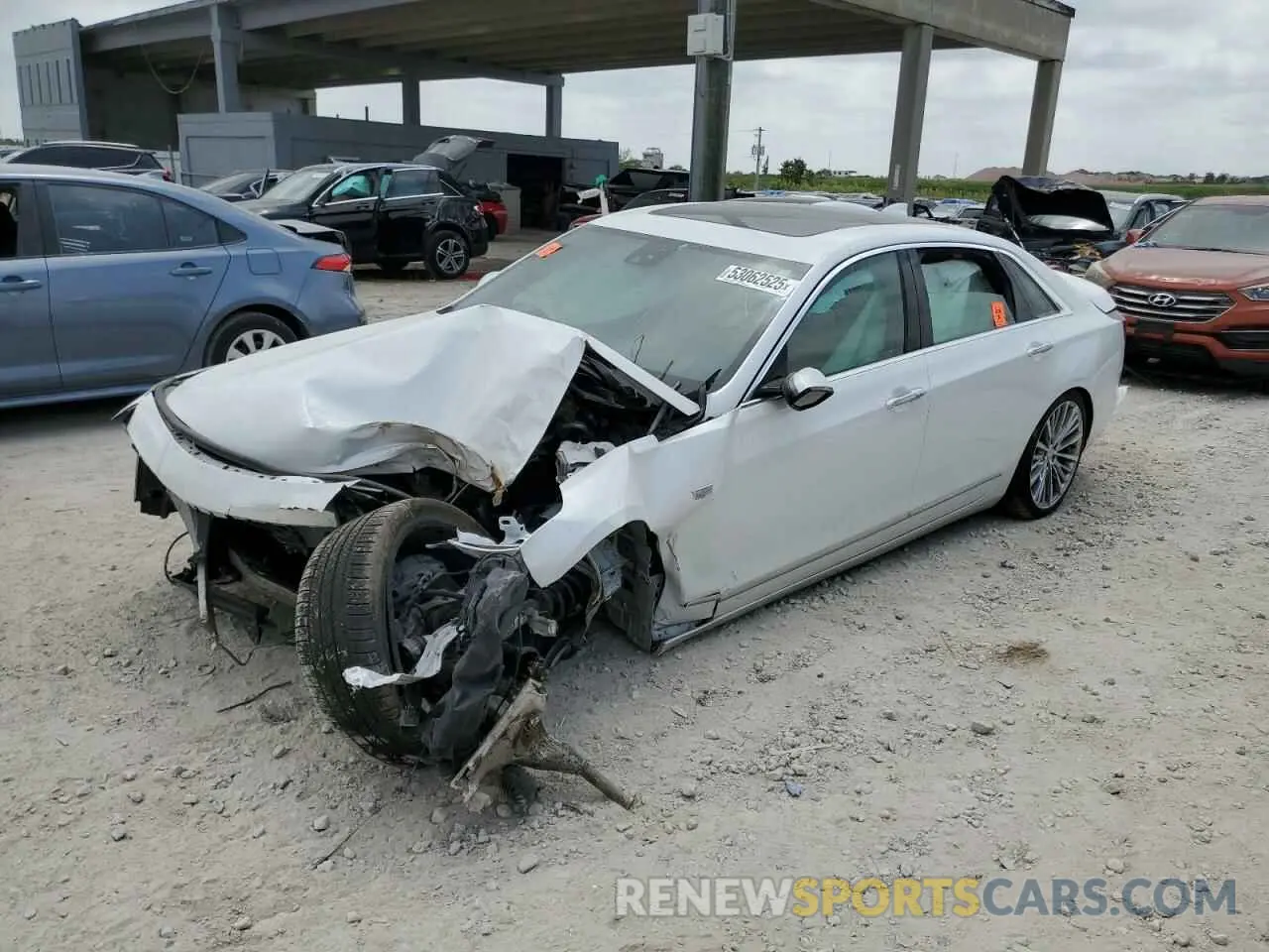 1 Photograph of a damaged car 1G6KD5RS8KU138298 CADILLAC CT6 2019