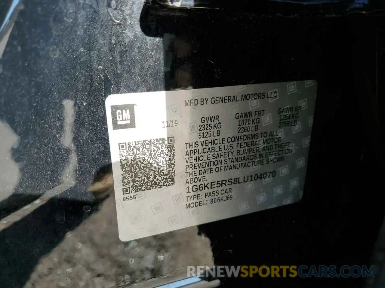 14 Фотография поврежденного автомобиля 1G6KE5RS8LU104070 CADILLAC CT6 2020