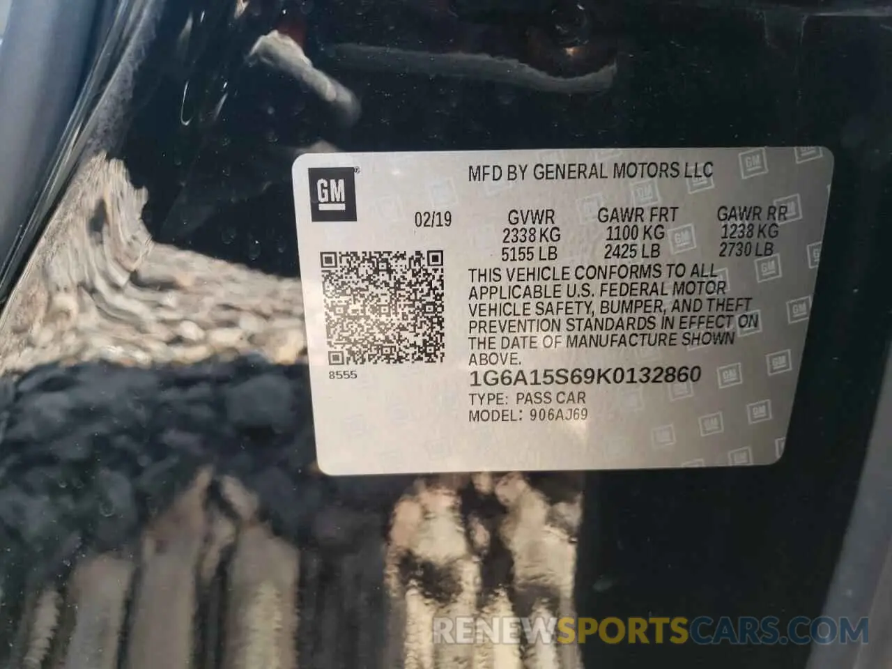 13 Фотография поврежденного автомобиля 1G6A15S69K0132860 CADILLAC CTS 2019