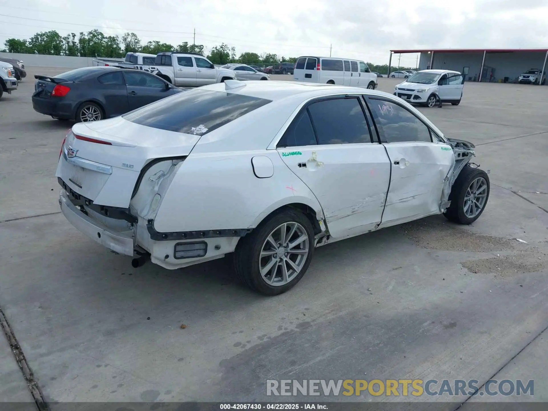 4 Фотография поврежденного автомобиля 1G6AR5SS7K0100804 CADILLAC CTS 2019