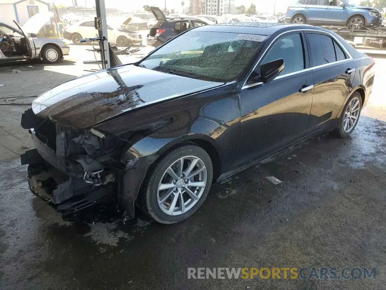 1 Photograph of a damaged car 1G6AR5SS7K0140817 CADILLAC CTS 2019