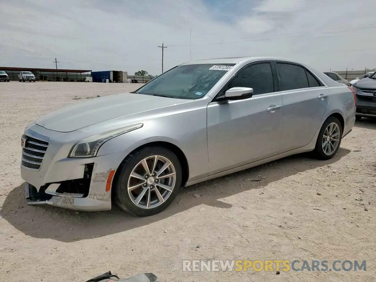 1 Photograph of a damaged car 1G6AR5SX7K0110826 CADILLAC CTS 2019