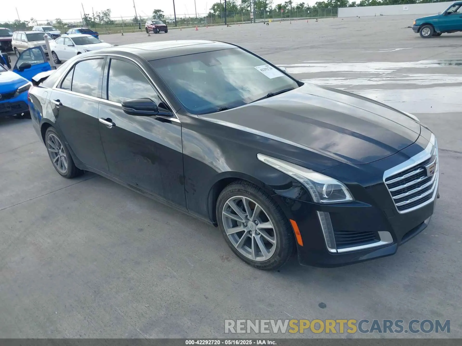 1 Photograph of a damaged car 1G6AR5SXXK0101778 CADILLAC CTS 2019