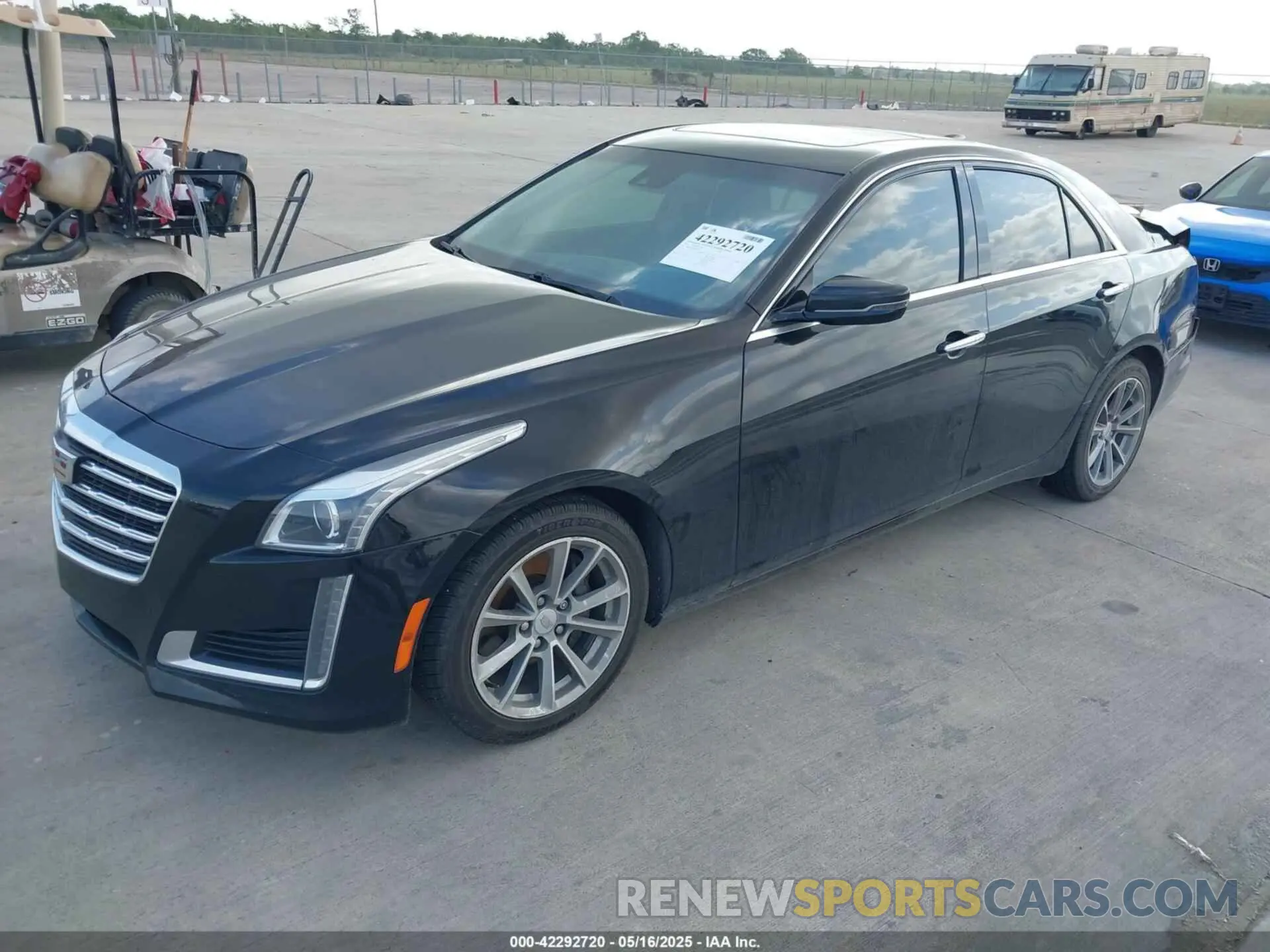 2 Photograph of a damaged car 1G6AR5SXXK0101778 CADILLAC CTS 2019