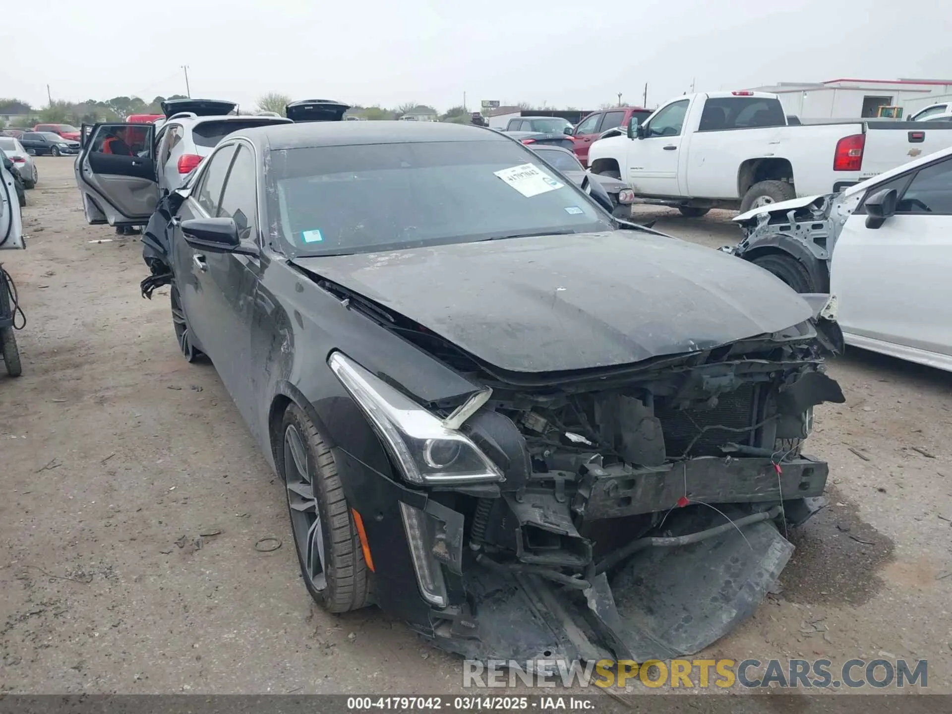 1 Photograph of a damaged car 1G6AU5S86K0137118 CADILLAC CTS 2019