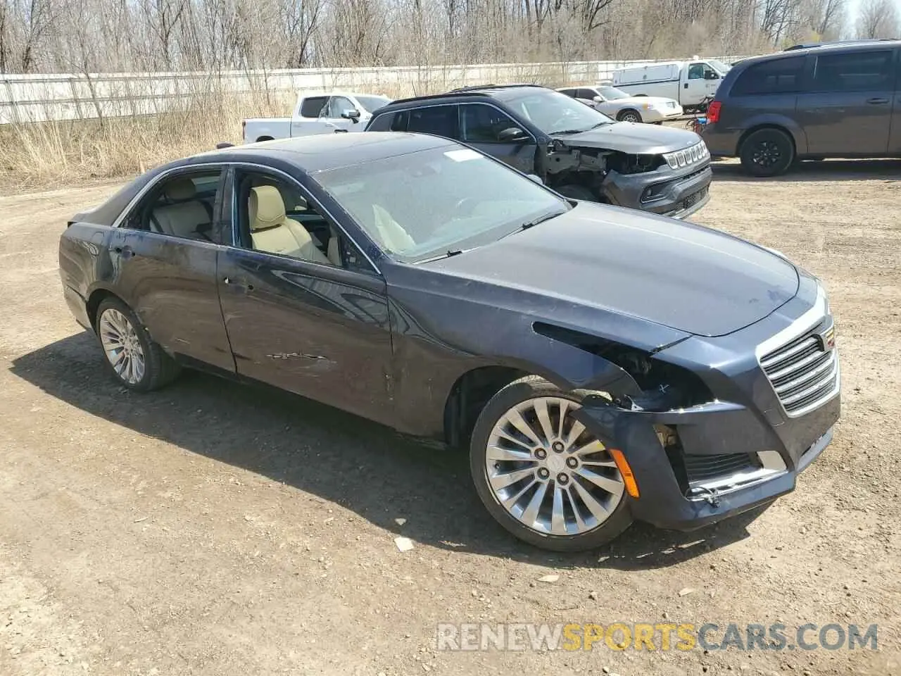 4 Photograph of a damaged car 1G6AX5SS1K0101825 CADILLAC CTS 2019