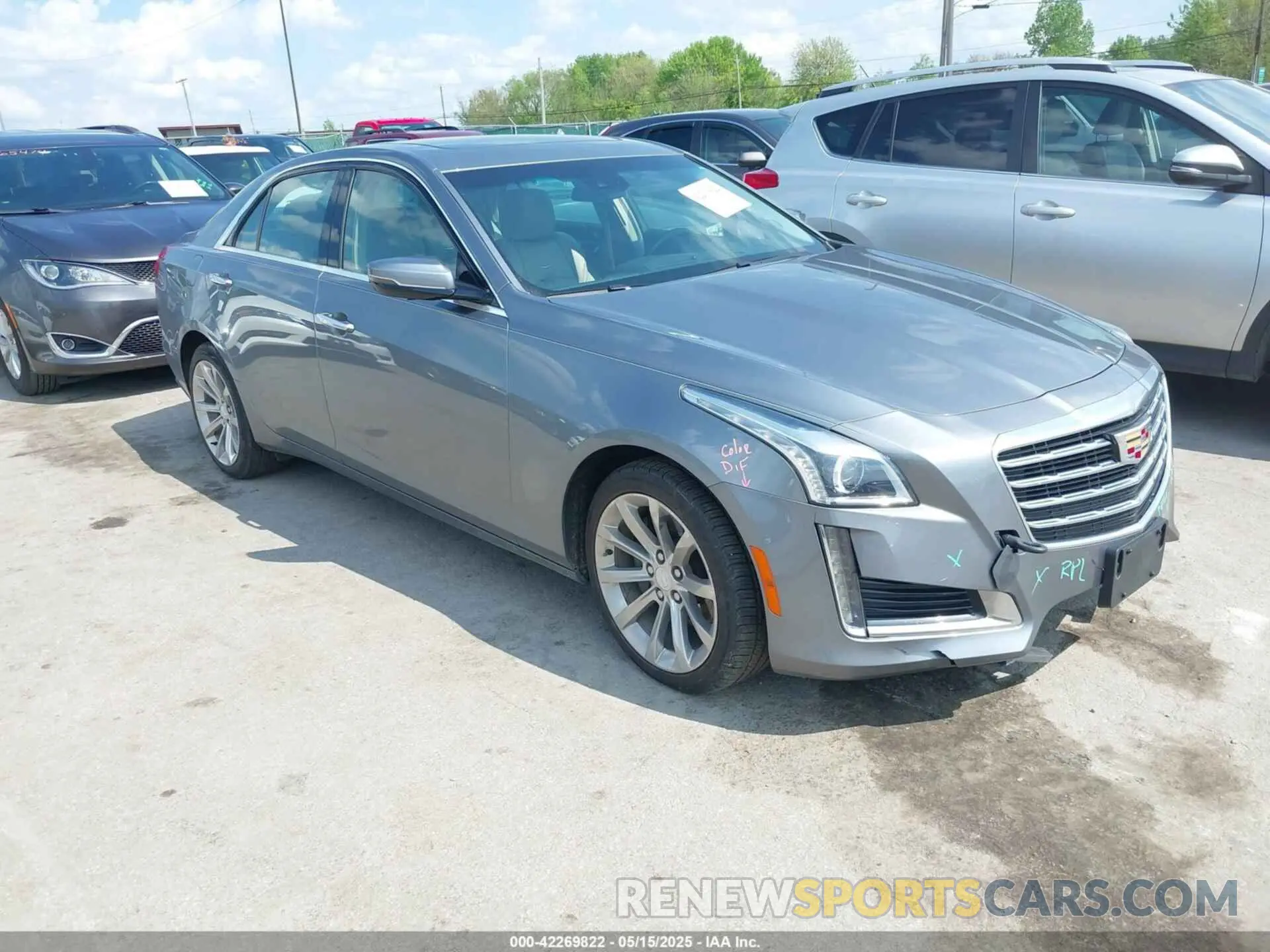 1 Фотография поврежденного автомобиля 1G6AX5SX3K0121389 CADILLAC CTS 2019