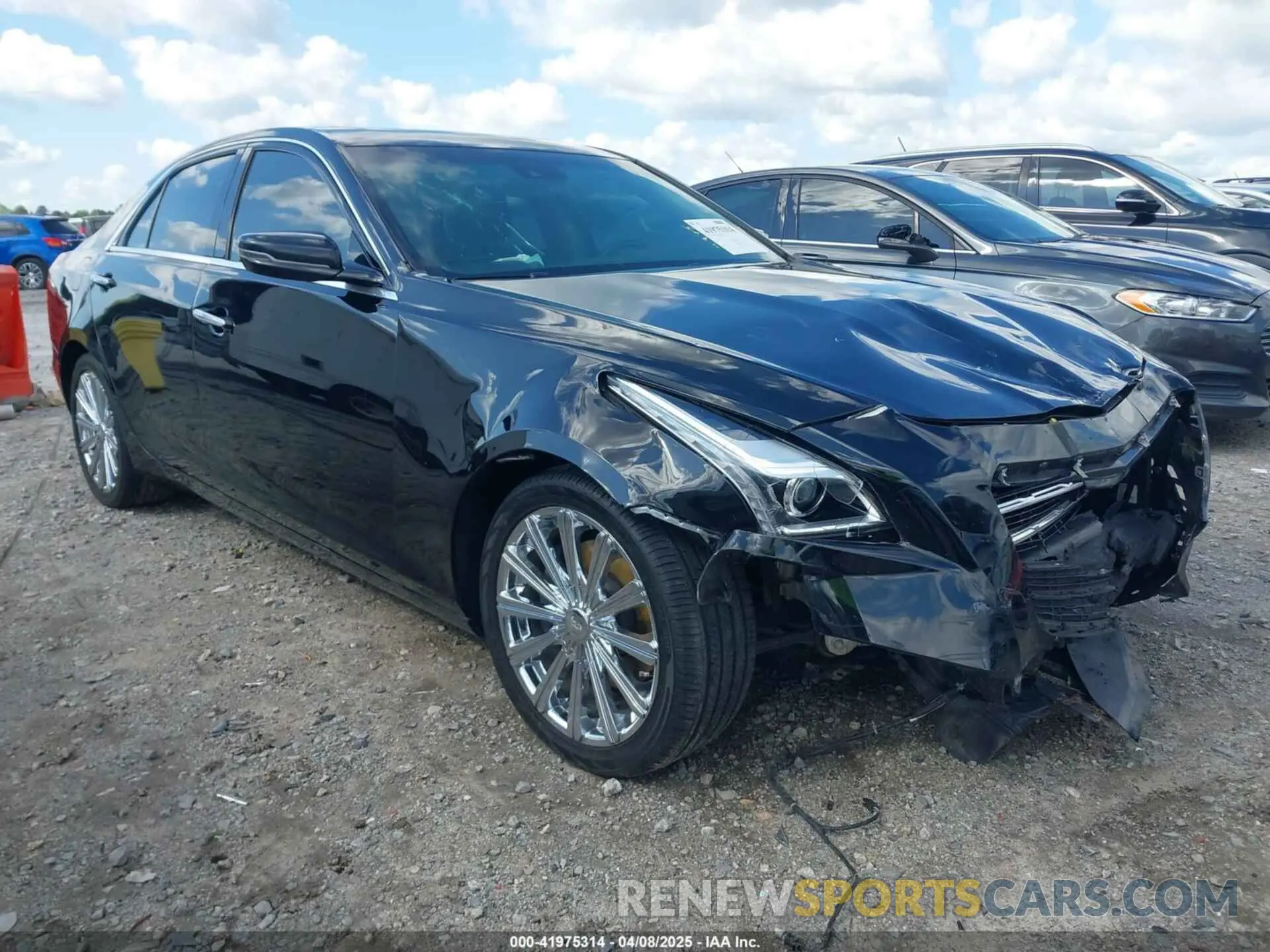 1 Photograph of a damaged car 1G6AX5SX8K0135286 CADILLAC CTS 2019