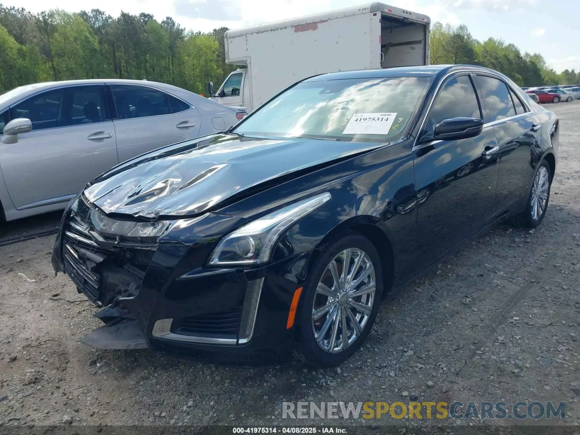 2 Photograph of a damaged car 1G6AX5SX8K0135286 CADILLAC CTS 2019