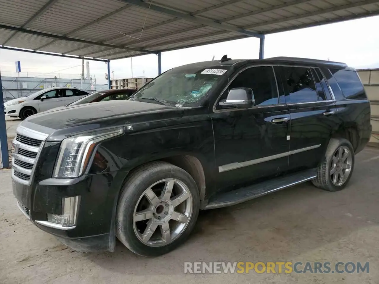 1 Photograph of a damaged car 1GYS3BKJ9KR268006 CADILLAC ESCALADE 2019