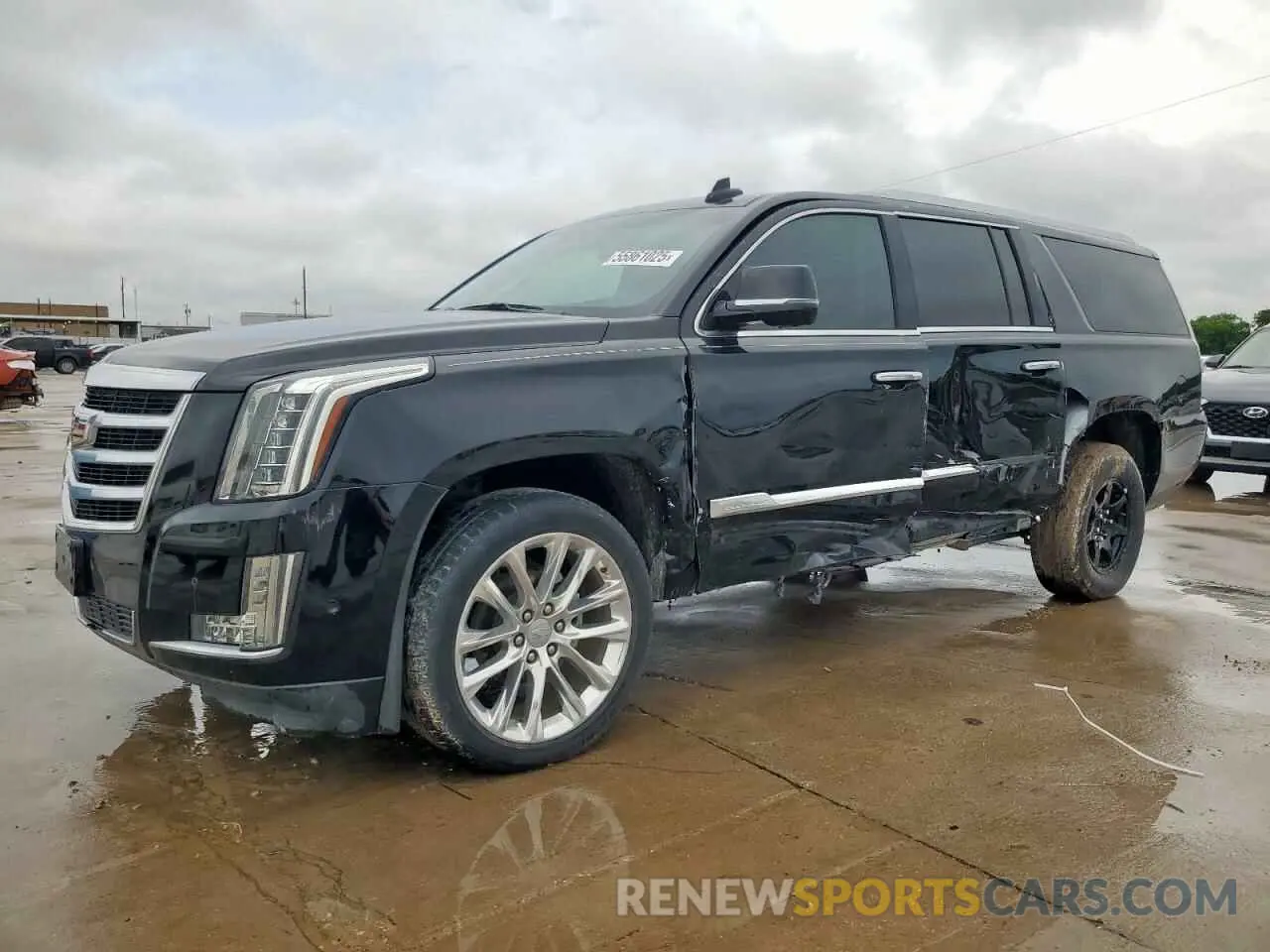 1 Photograph of a damaged car 1GYS3JKJXKR210075 CADILLAC ESCALADE 2019