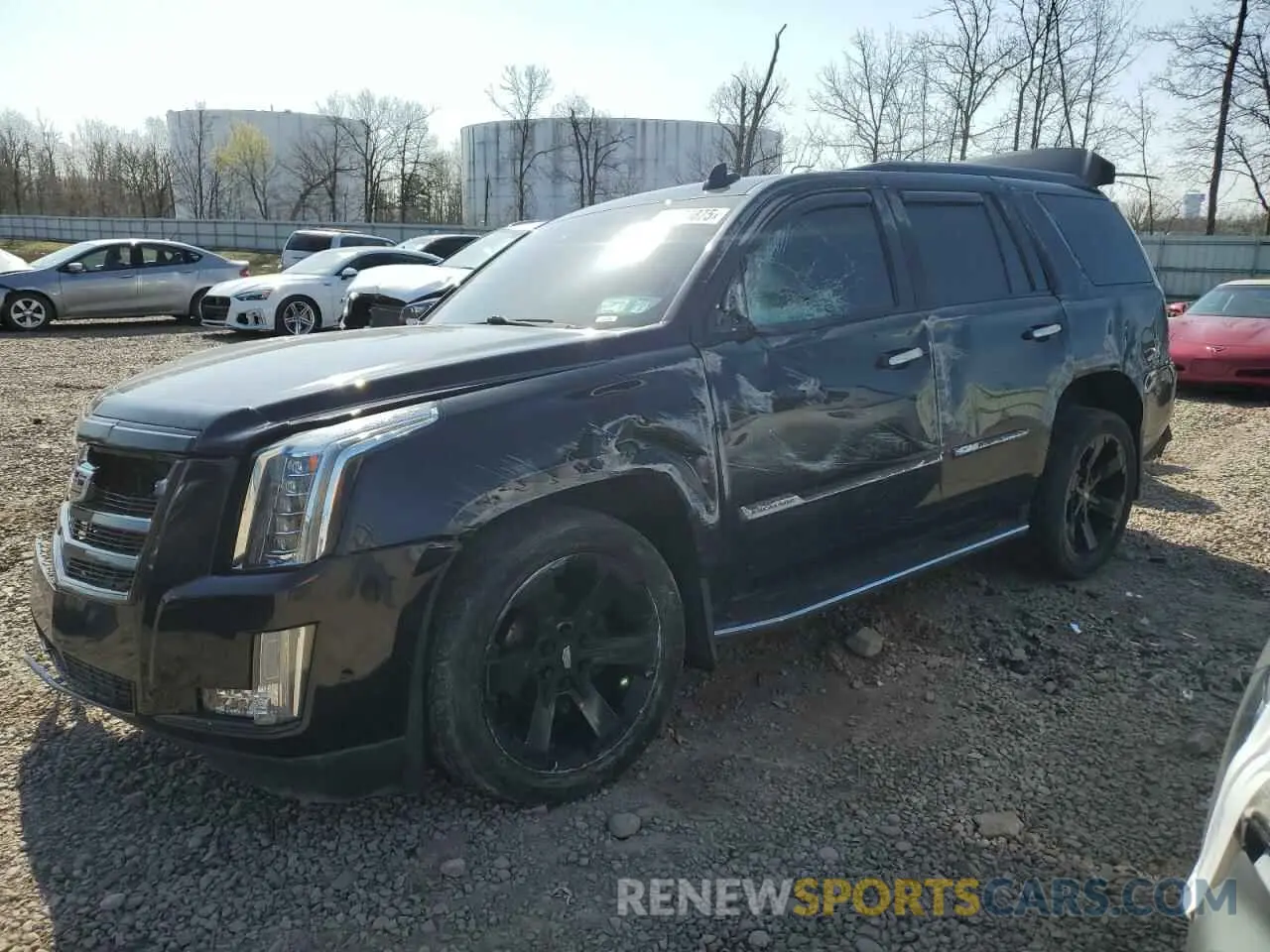 1 Photograph of a damaged car 1GYS4BKJ3KR277264 CADILLAC ESCALADE 2019