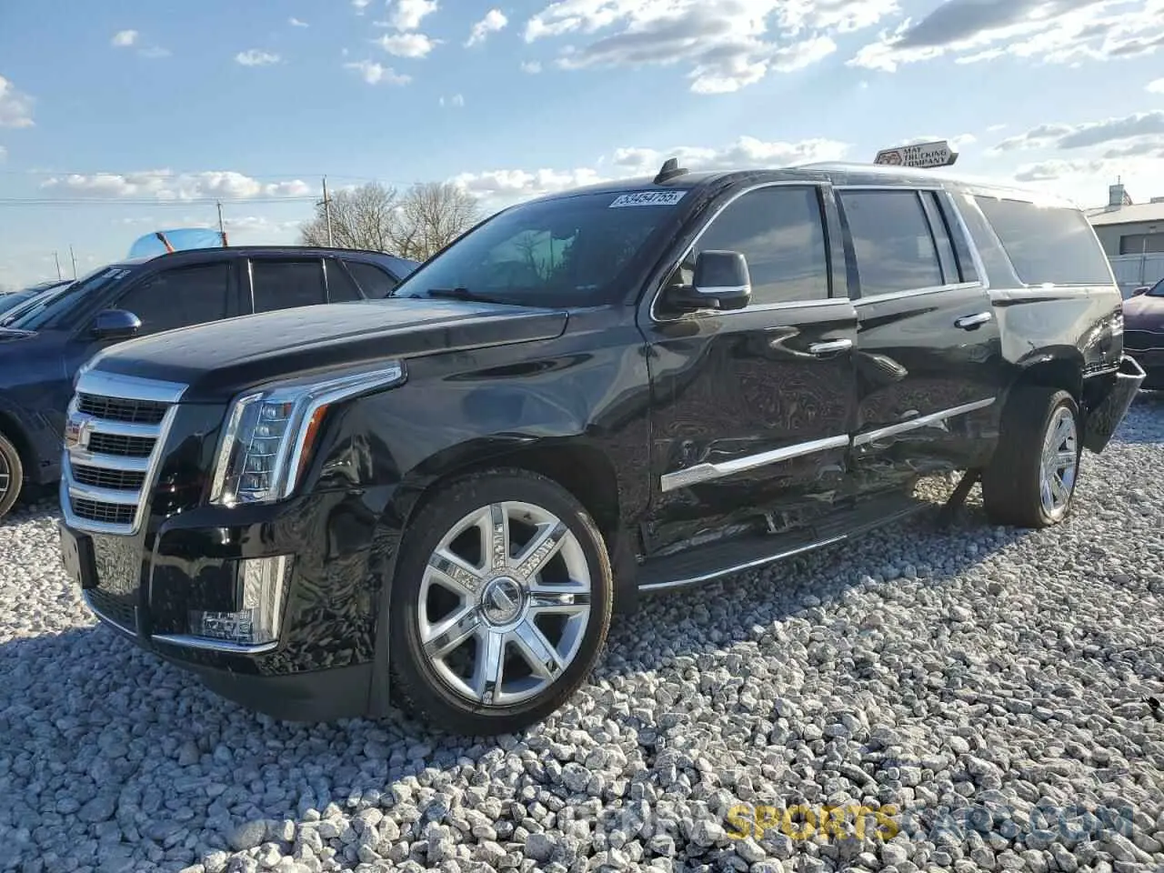 1 Photograph of a damaged car 1GYS4HKJ2KR138634 CADILLAC ESCALADE 2019
