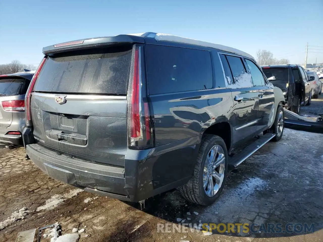 3 Photograph of a damaged car 1GYS4JKJ2KR261972 CADILLAC ESCALADE 2019