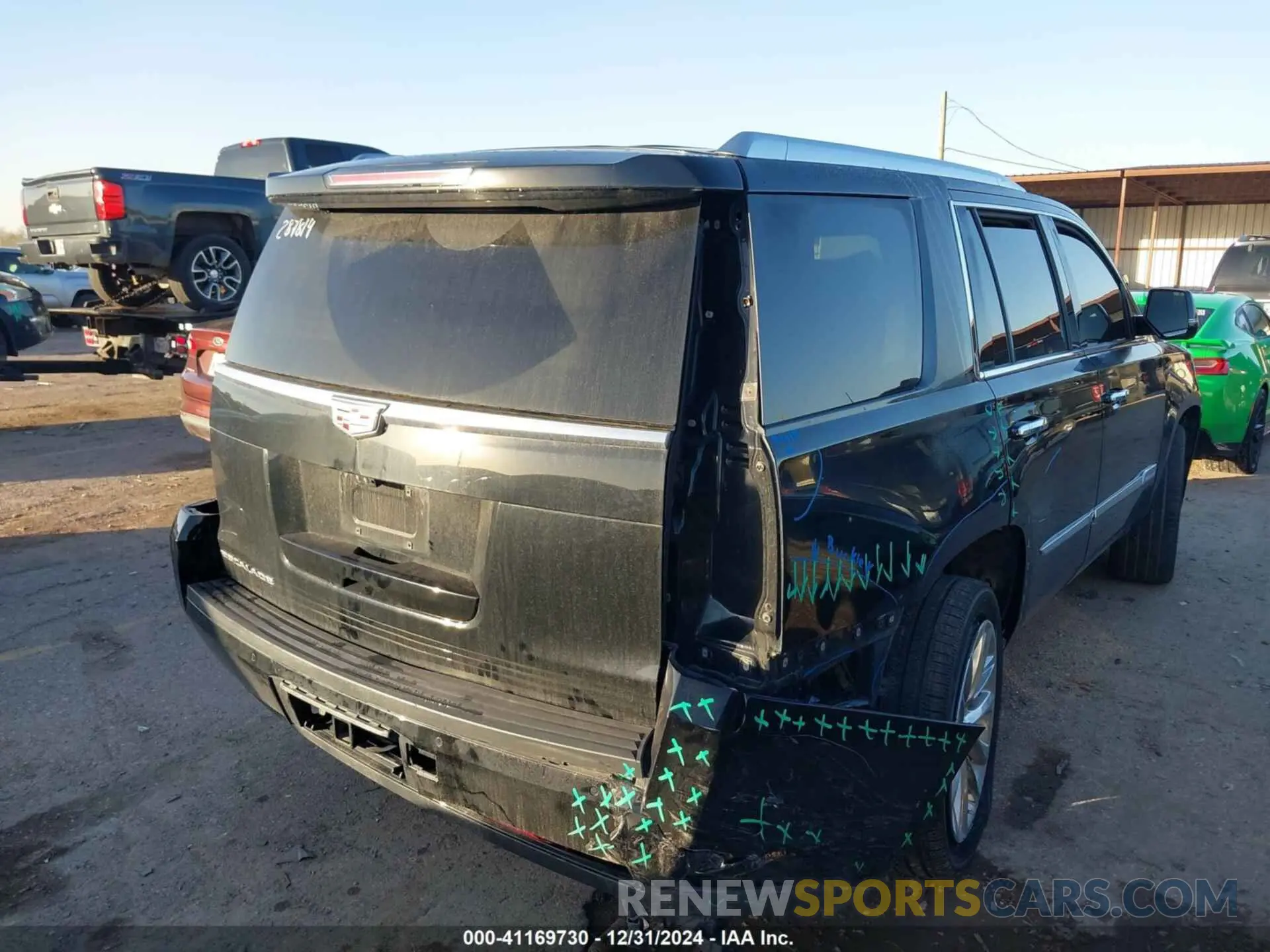 4 Фотография поврежденного автомобиля 1GYS3BKJ0LR159841 CADILLAC ESCALADE 2020