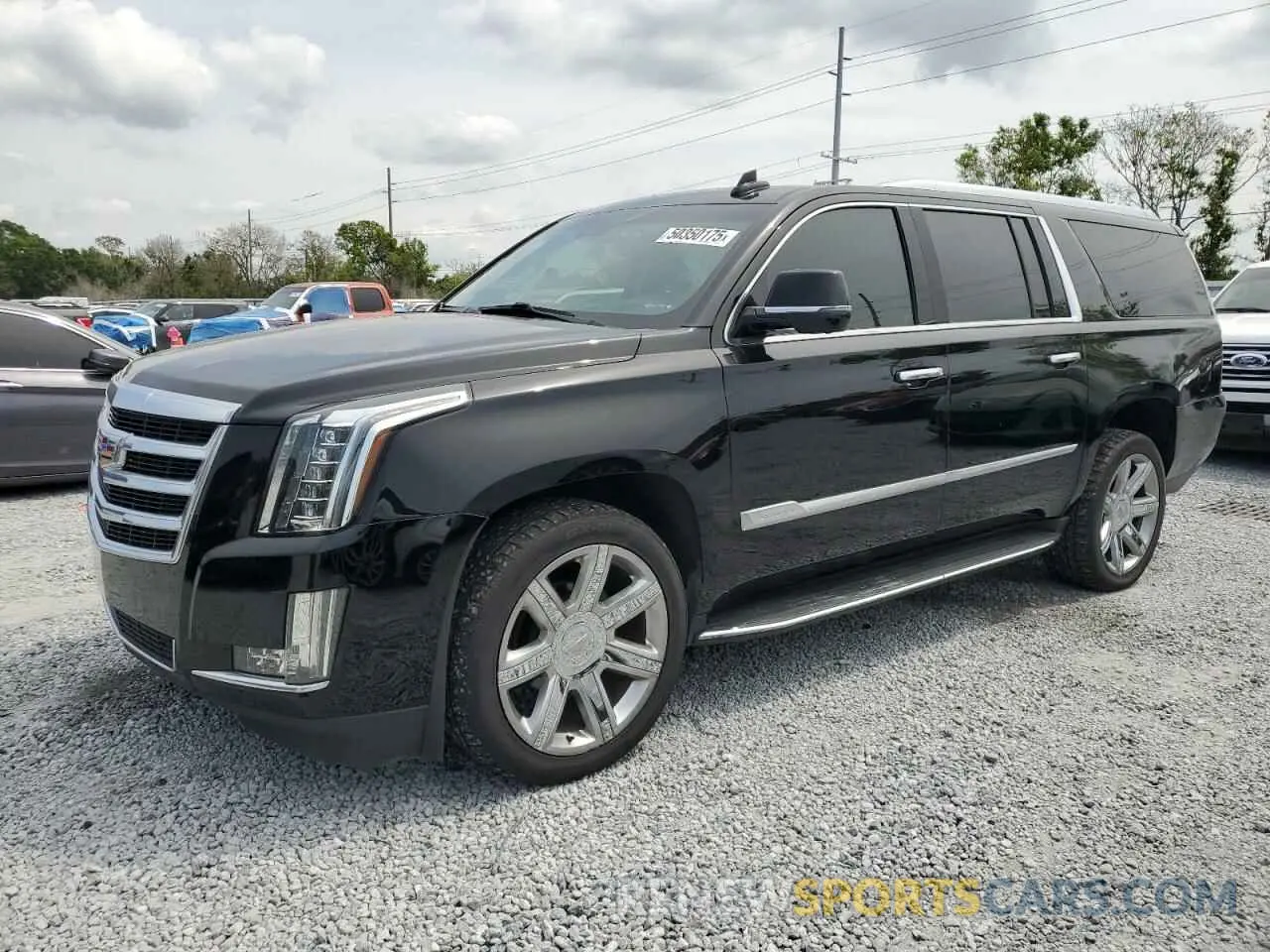 1 Фотография поврежденного автомобиля 1GYS3HKJXLR122461 CADILLAC ESCALADE 2020