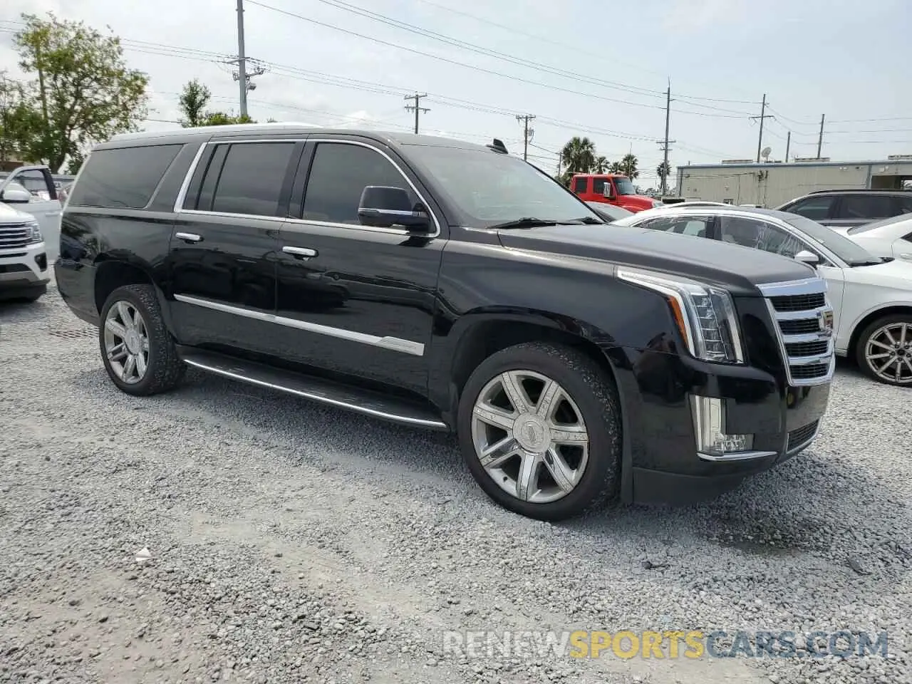 4 Фотография поврежденного автомобиля 1GYS3HKJXLR122461 CADILLAC ESCALADE 2020