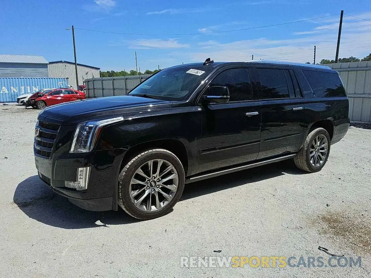 1 Фотография поврежденного автомобиля 1GYS3JKJ4LR223616 CADILLAC ESCALADE 2020