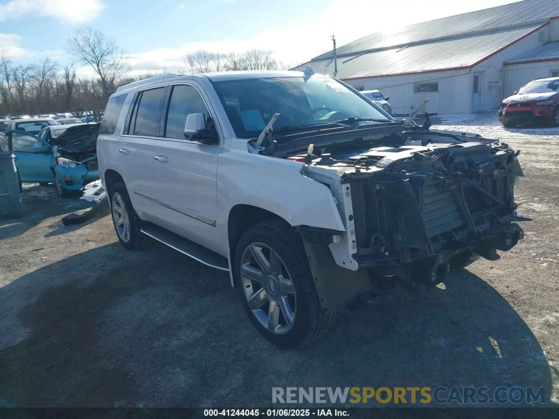 1 Photograph of a damaged car 1GYS4BKJ1LR249061 CADILLAC ESCALADE 2020