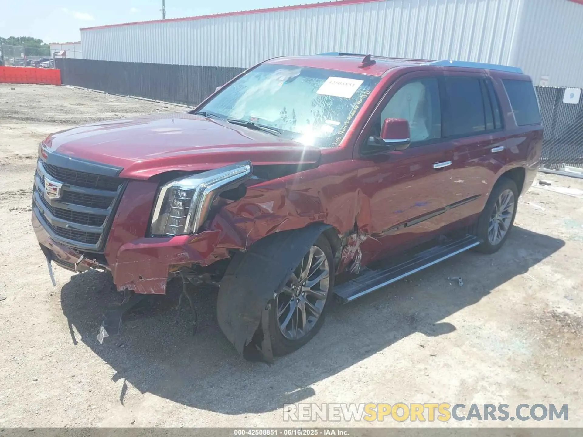 2 Photograph of a damaged car 1GYS4CKJ5LR266094 CADILLAC ESCALADE 2020