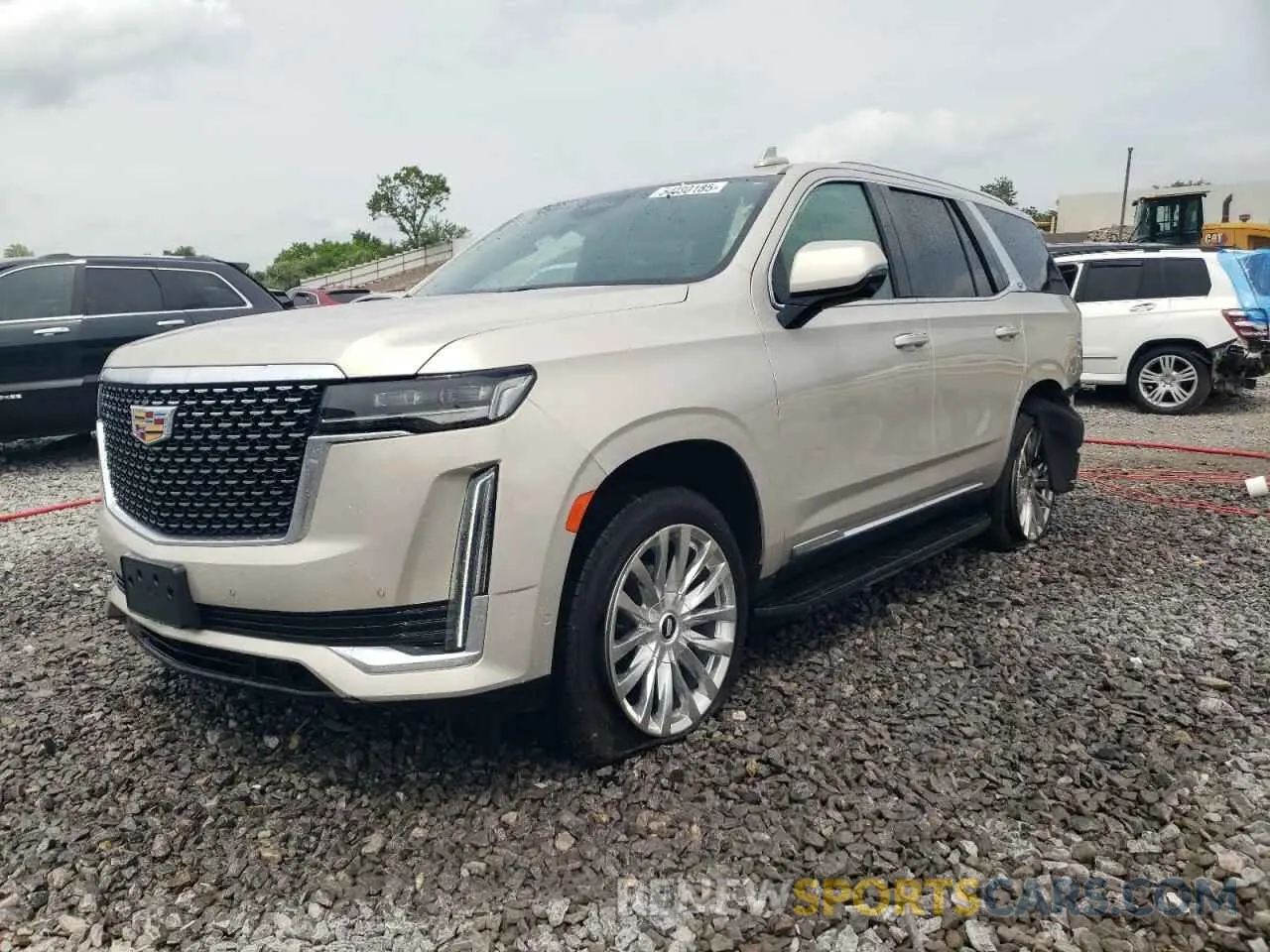 1 Фотография поврежденного автомобиля 1GYS3BKL1MR253813 CADILLAC ESCALADE 2021