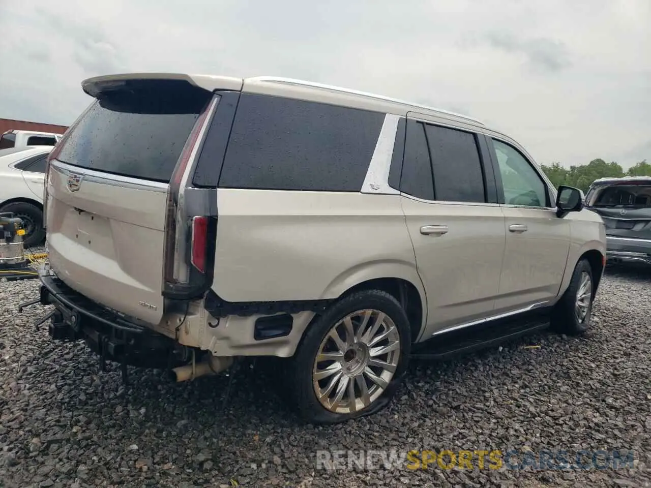 3 Фотография поврежденного автомобиля 1GYS3BKL1MR253813 CADILLAC ESCALADE 2021