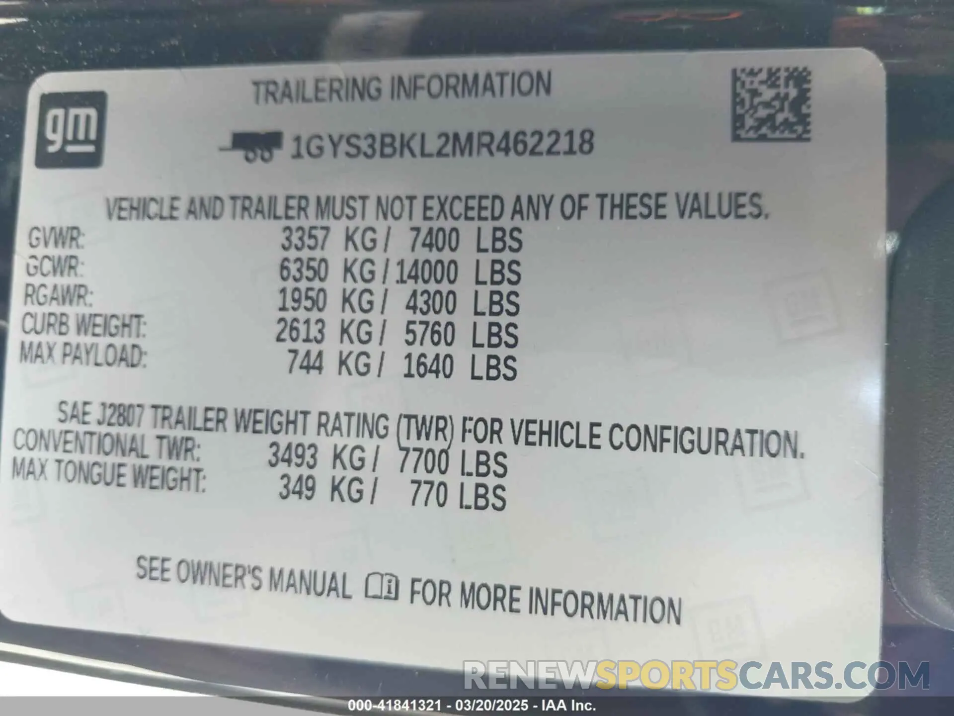9 Фотография поврежденного автомобиля 1GYS3BKL2MR462218 CADILLAC ESCALADE 2021