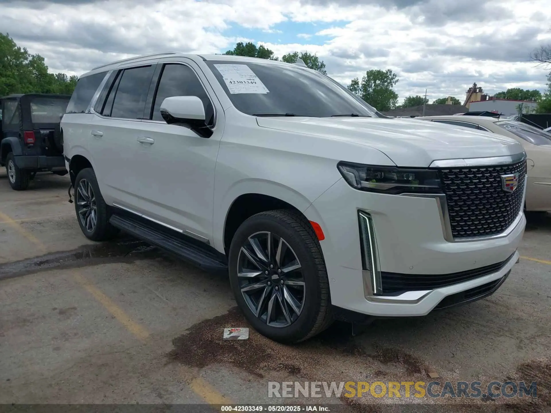 1 Фотография поврежденного автомобиля 1GYS3BKL6MR345239 CADILLAC ESCALADE 2021