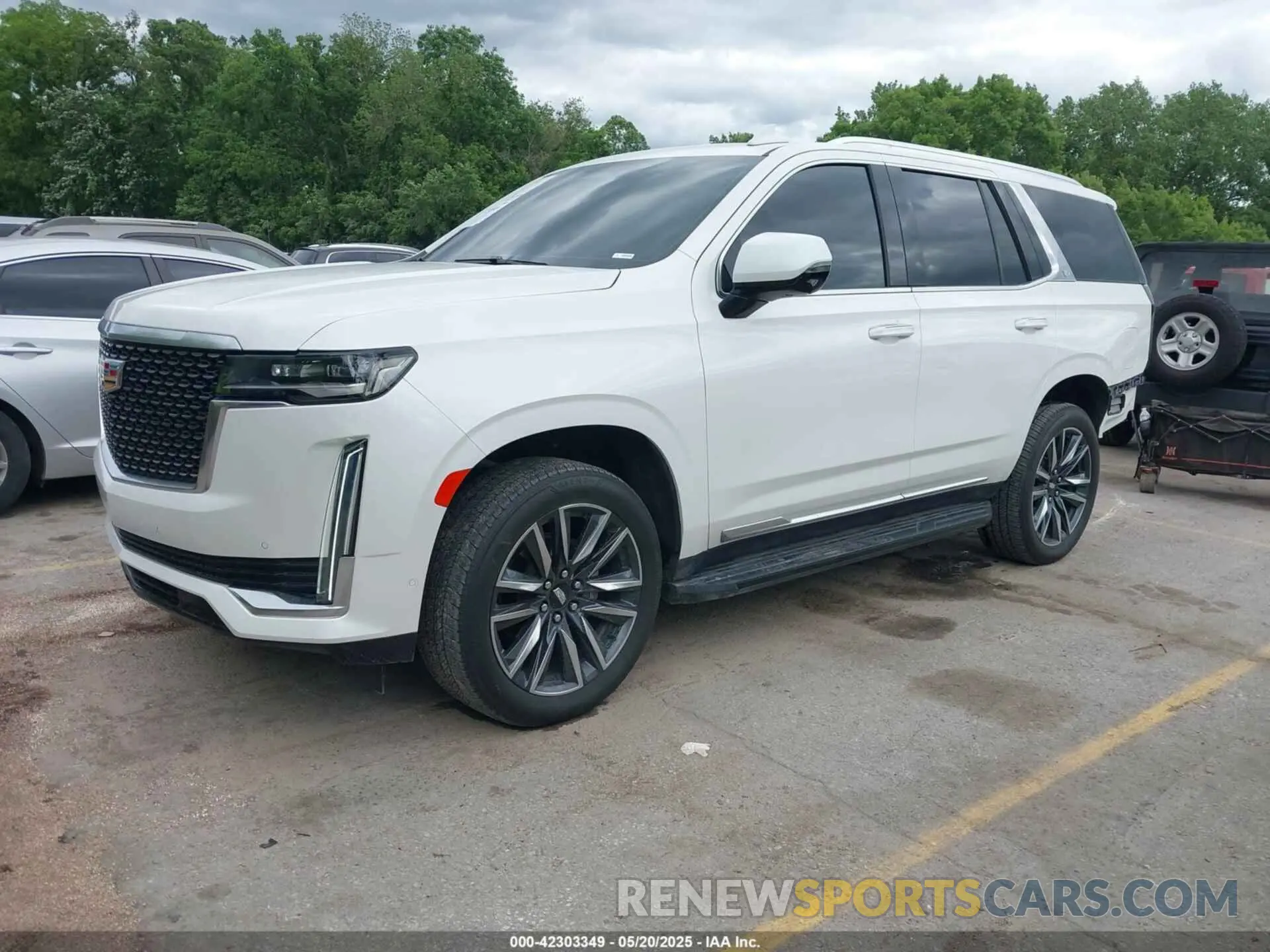 2 Фотография поврежденного автомобиля 1GYS3BKL6MR345239 CADILLAC ESCALADE 2021