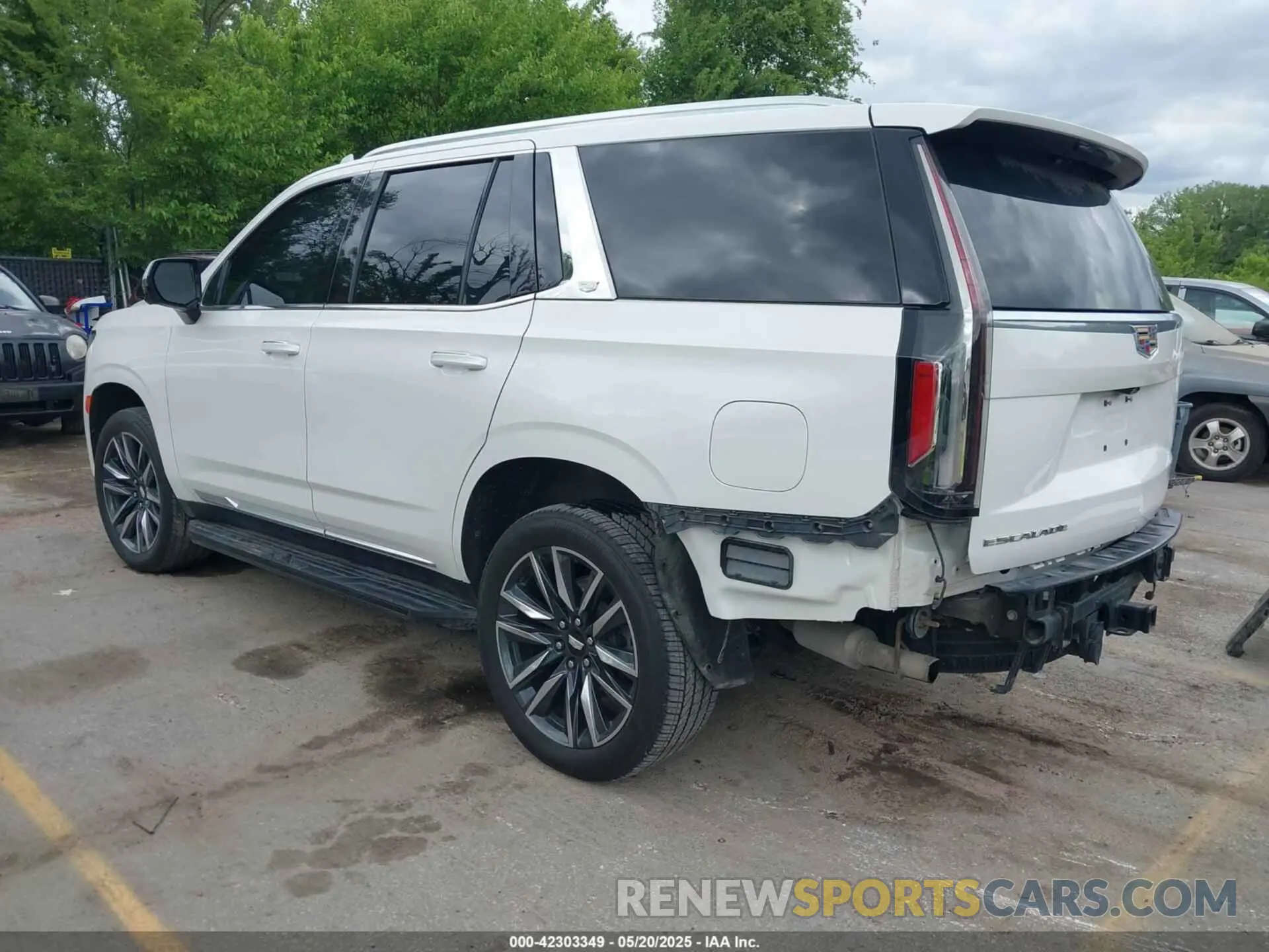 3 Фотография поврежденного автомобиля 1GYS3BKL6MR345239 CADILLAC ESCALADE 2021