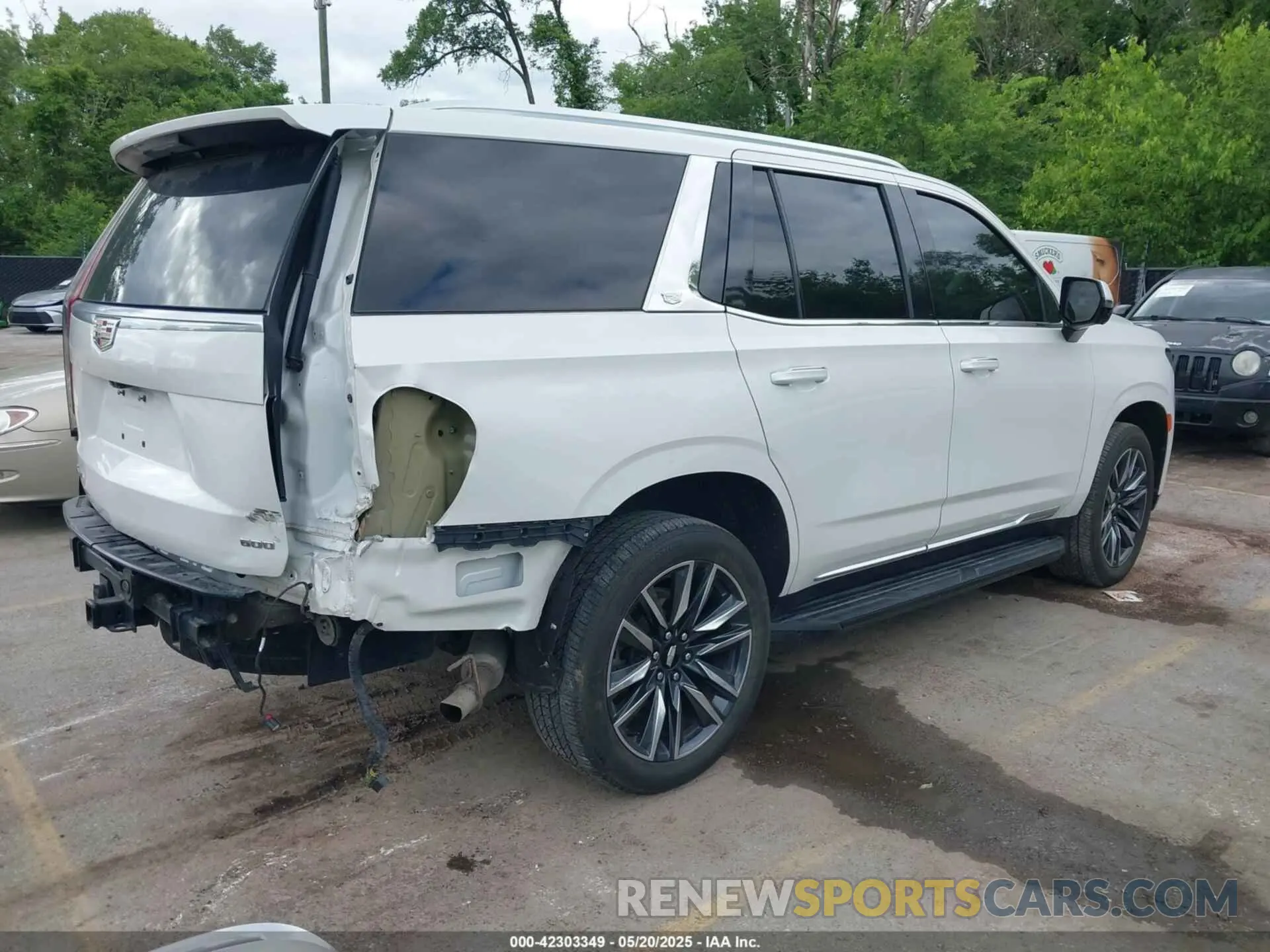 4 Фотография поврежденного автомобиля 1GYS3BKL6MR345239 CADILLAC ESCALADE 2021