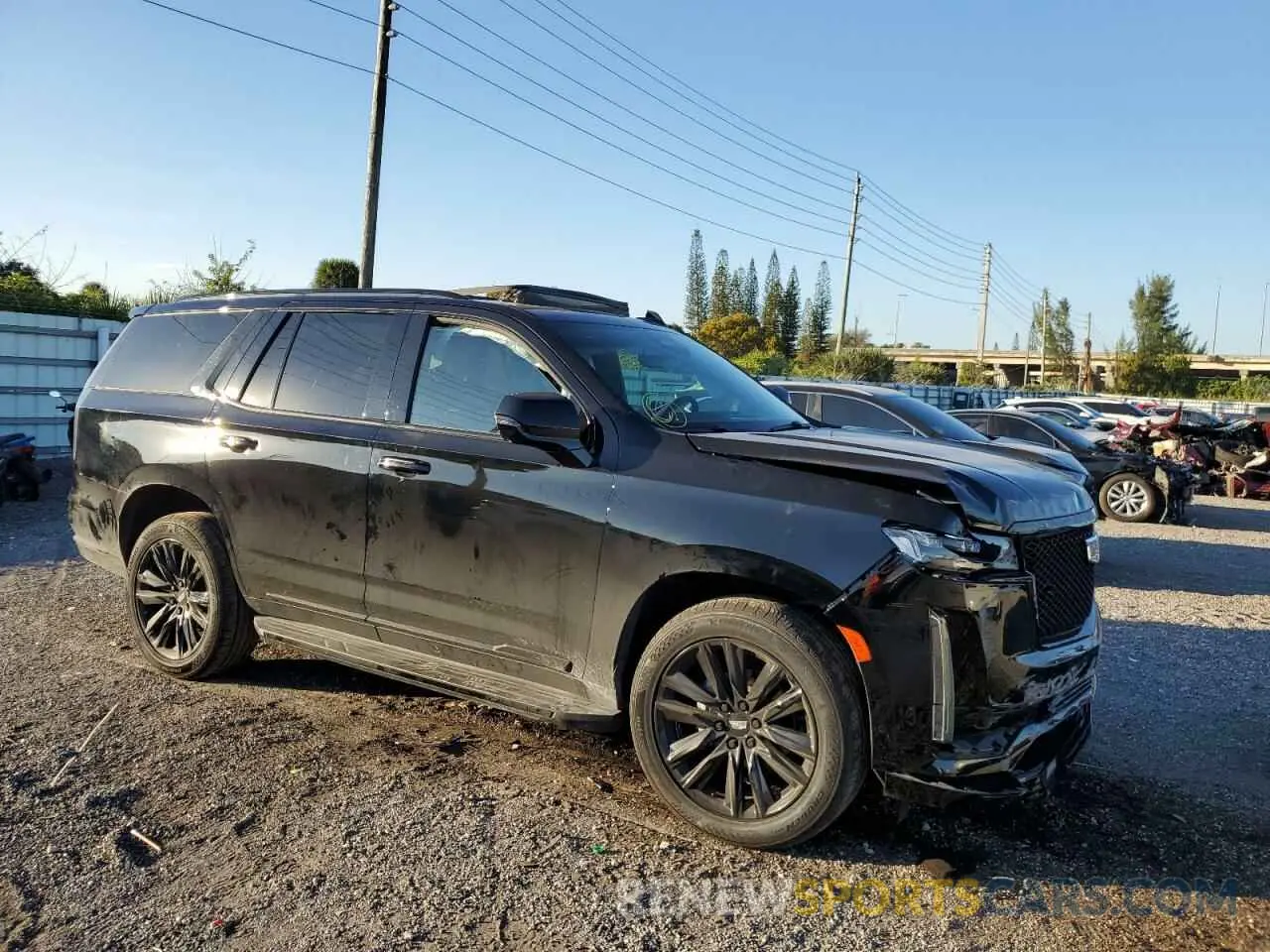 4 Фотография поврежденного автомобиля 1GYS3FKL4MR482588 CADILLAC ESCALADE 2021