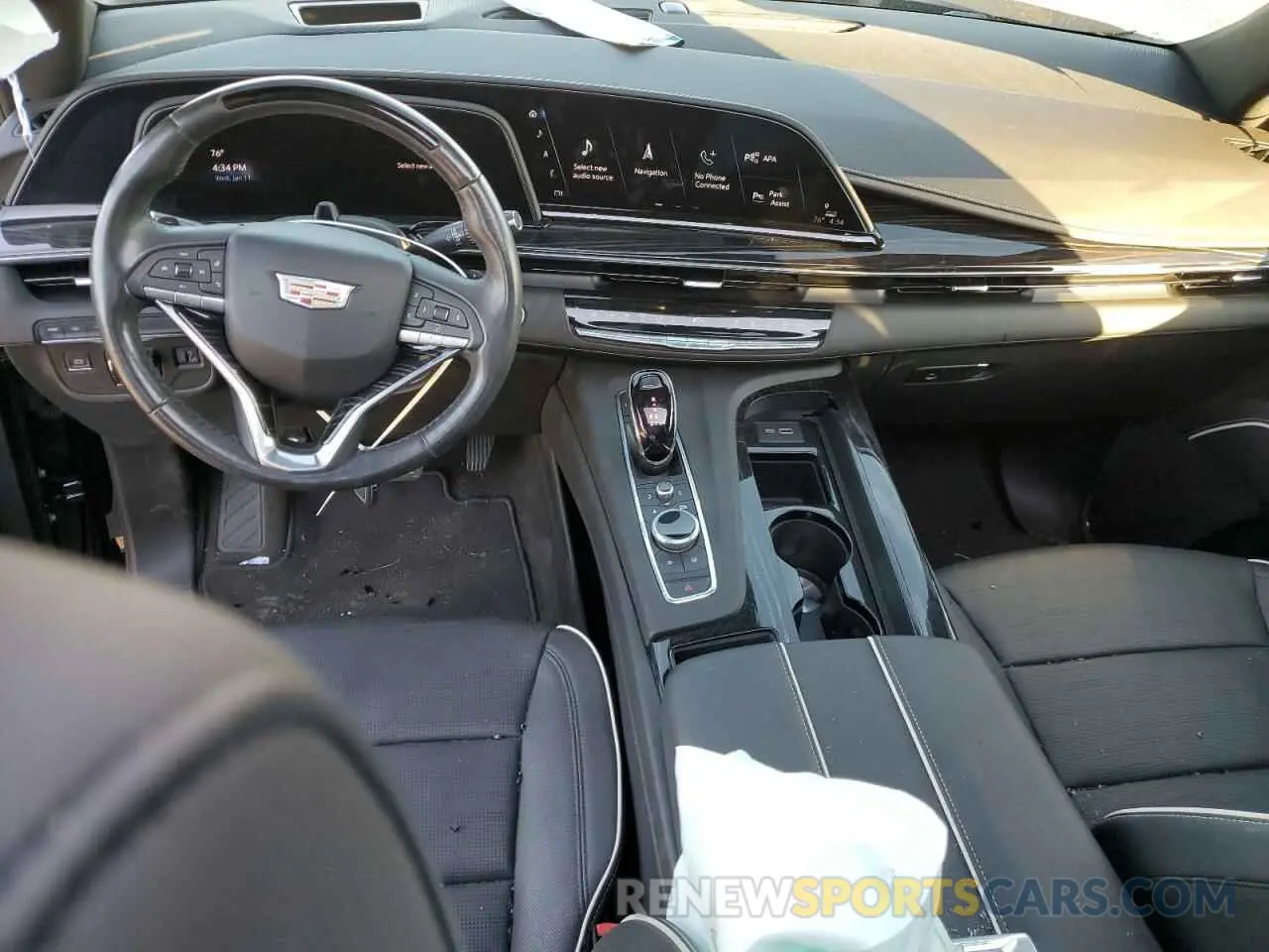 8 Фотография поврежденного автомобиля 1GYS3FKL4MR482588 CADILLAC ESCALADE 2021