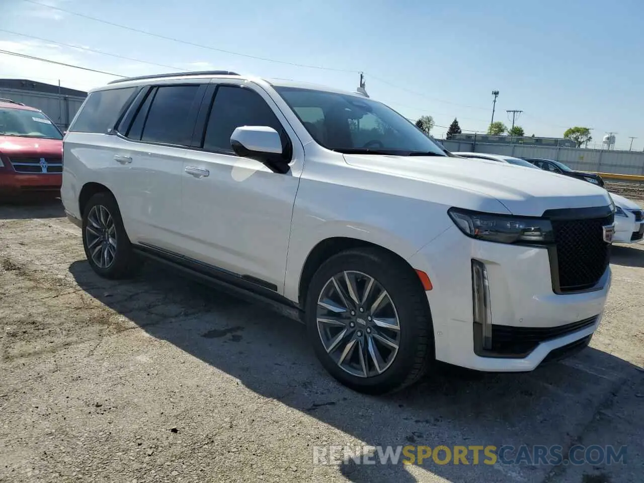4 Photograph of a damaged car 1GYS3GKLXMR378824 CADILLAC ESCALADE 2021
