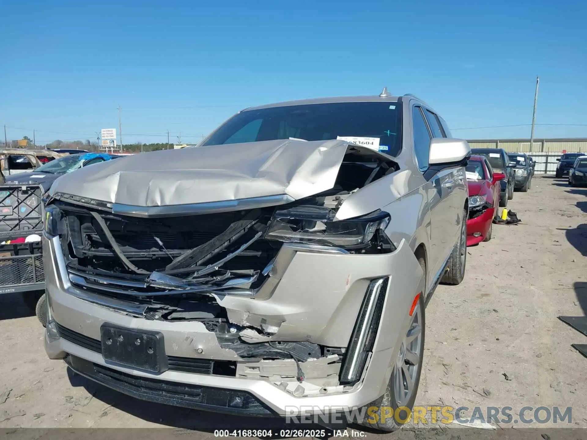 2 Фотография поврежденного автомобиля 1GYS4DKL7MR370983 CADILLAC ESCALADE 2021
