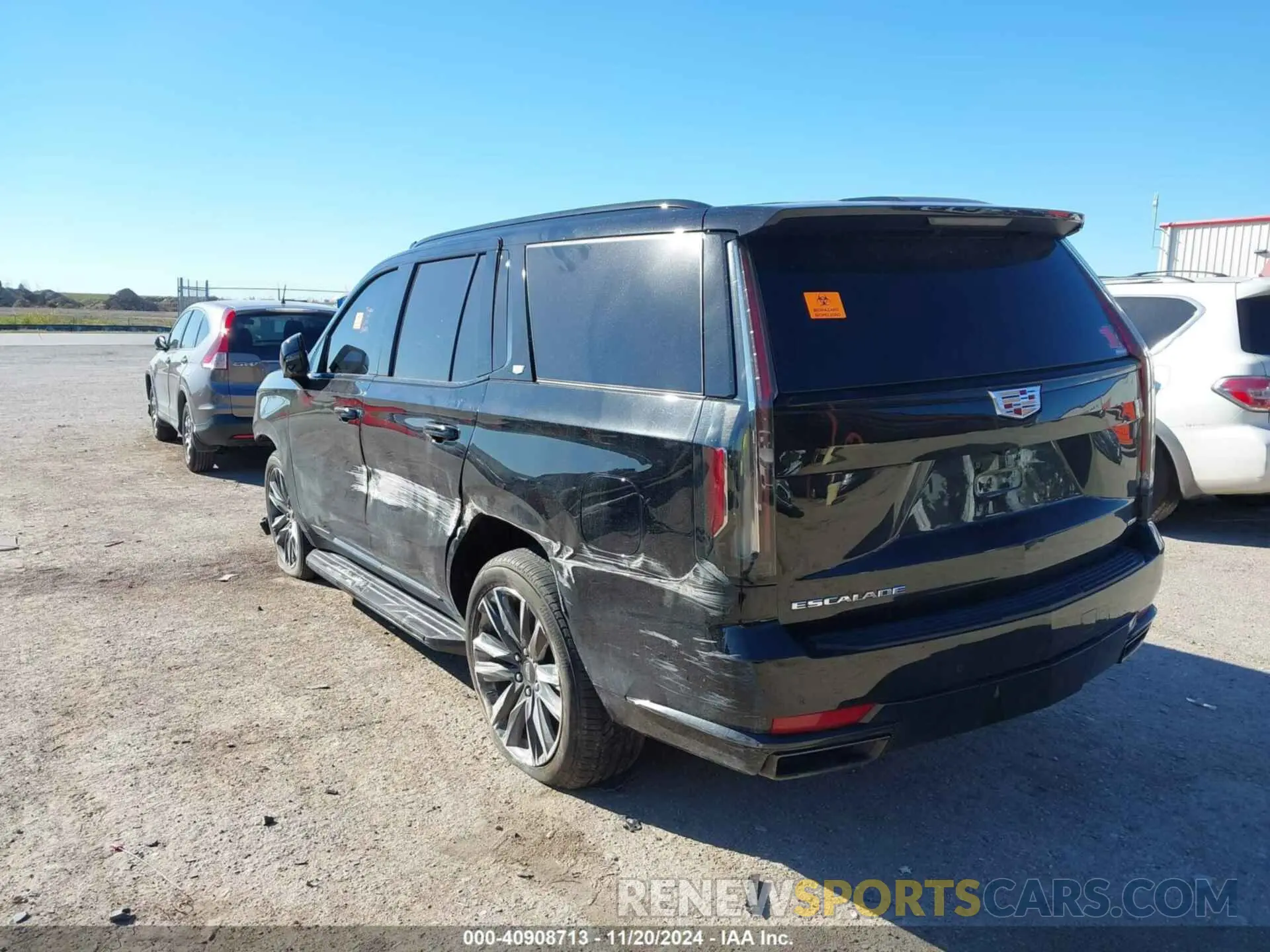 3 Photograph of a damaged car 1GYS4EKL9MR279767 CADILLAC ESCALADE 2021