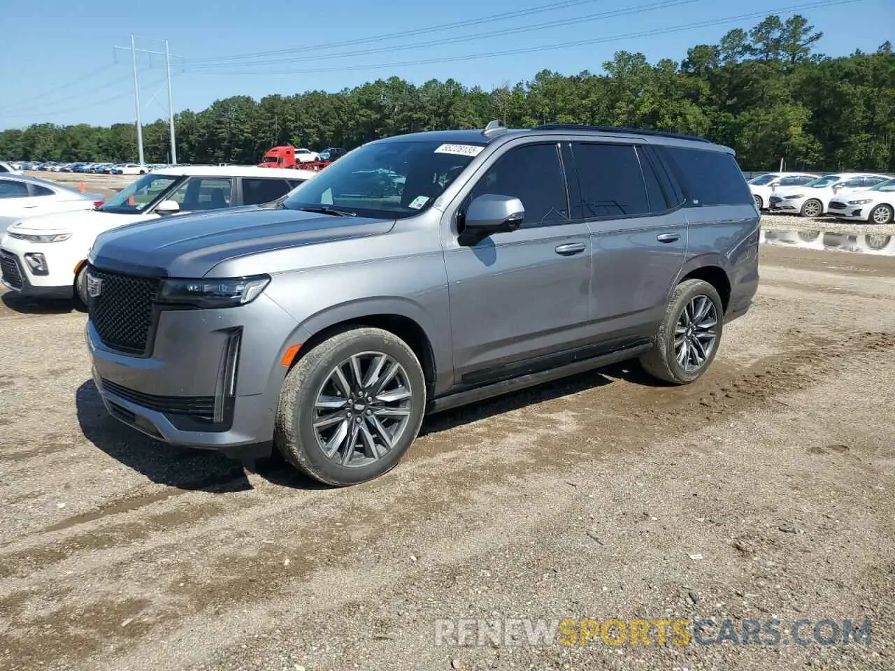 1 Photograph of a damaged car 1GYS4FKL3MR158528 CADILLAC ESCALADE 2021