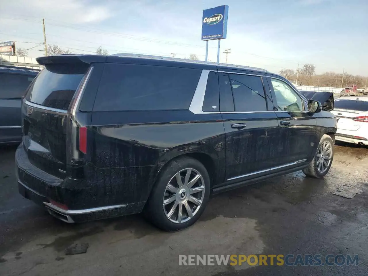 3 Фотография поврежденного автомобиля 1GYS4MKLXMR343647 CADILLAC ESCALADE 2021