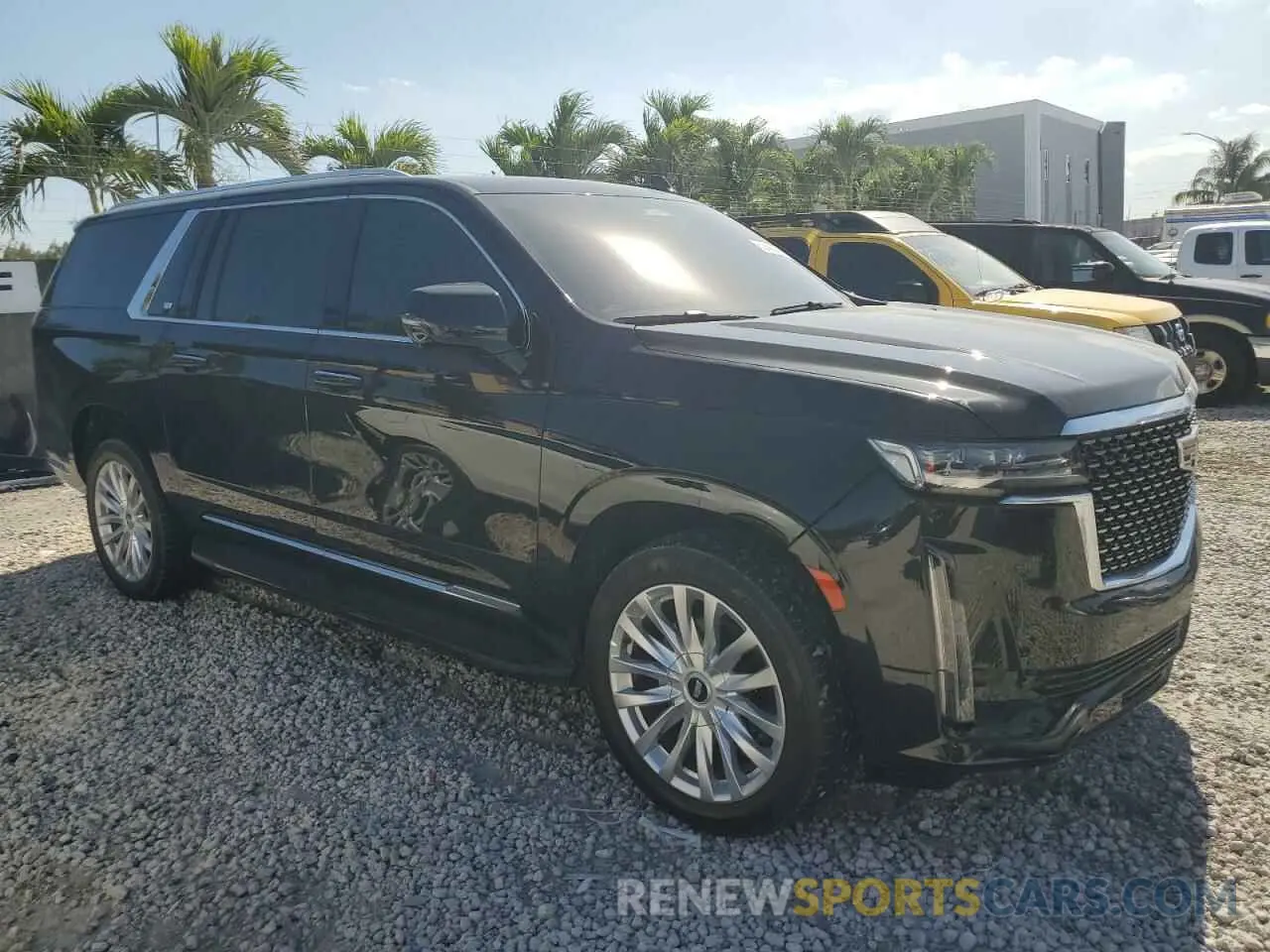 4 Фотография поврежденного автомобиля 1GYS3JKL6NR285099 CADILLAC ESCALADE 2022