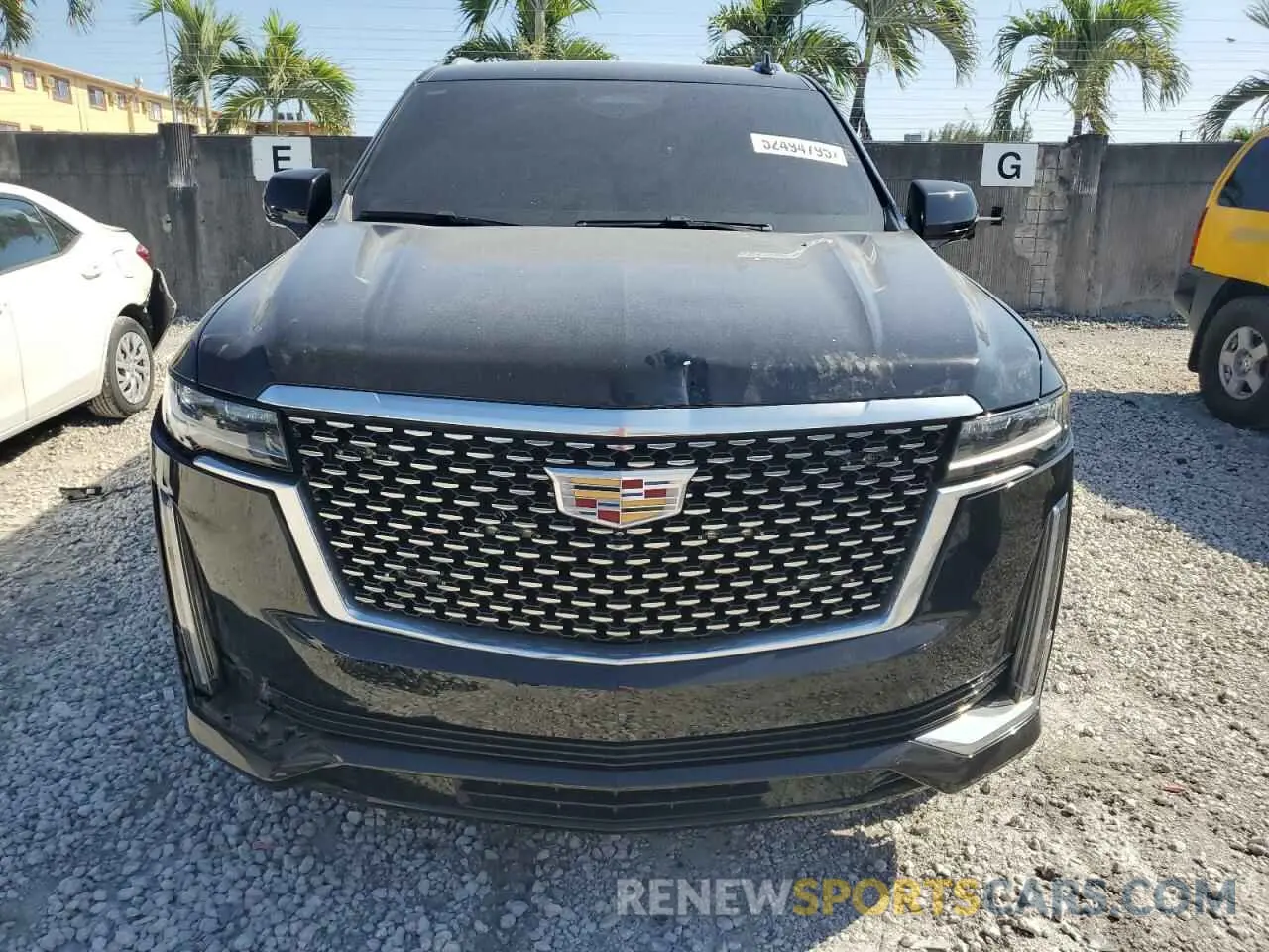 5 Фотография поврежденного автомобиля 1GYS3JKL6NR285099 CADILLAC ESCALADE 2022
