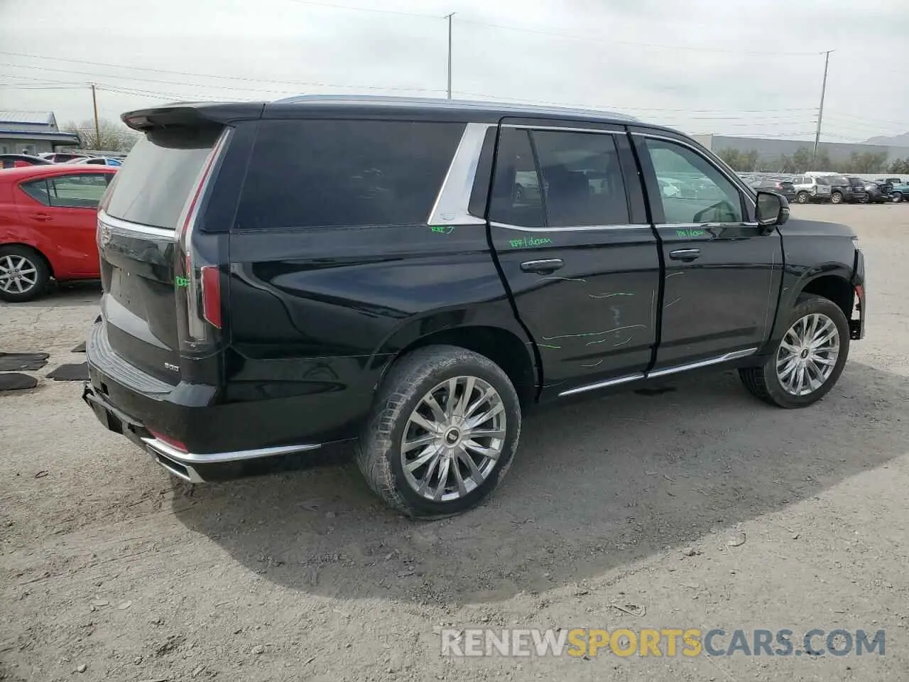 3 Photograph of a damaged car 1GYS4BKLXNR119137 CADILLAC ESCALADE 2022