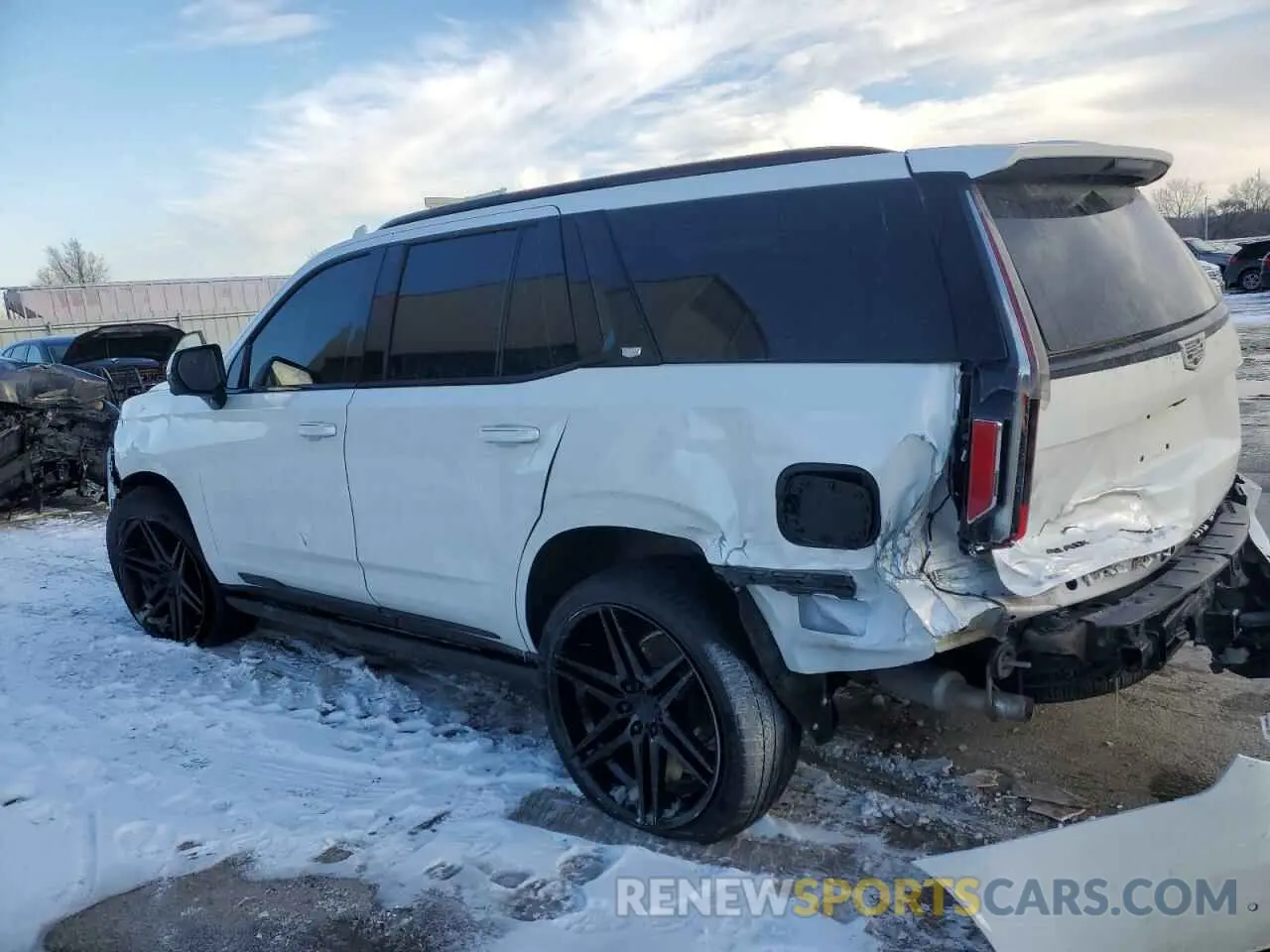 2 Фотография поврежденного автомобиля 1GYS4FKL6NR215984 CADILLAC ESCALADE 2022