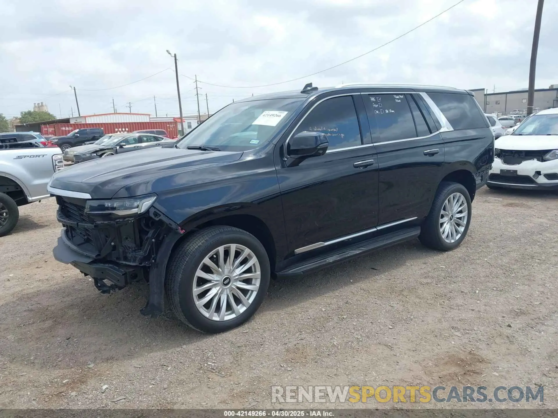2 Фотография поврежденного автомобиля 1GYS3AKL1PR395285 CADILLAC ESCALADE 2023