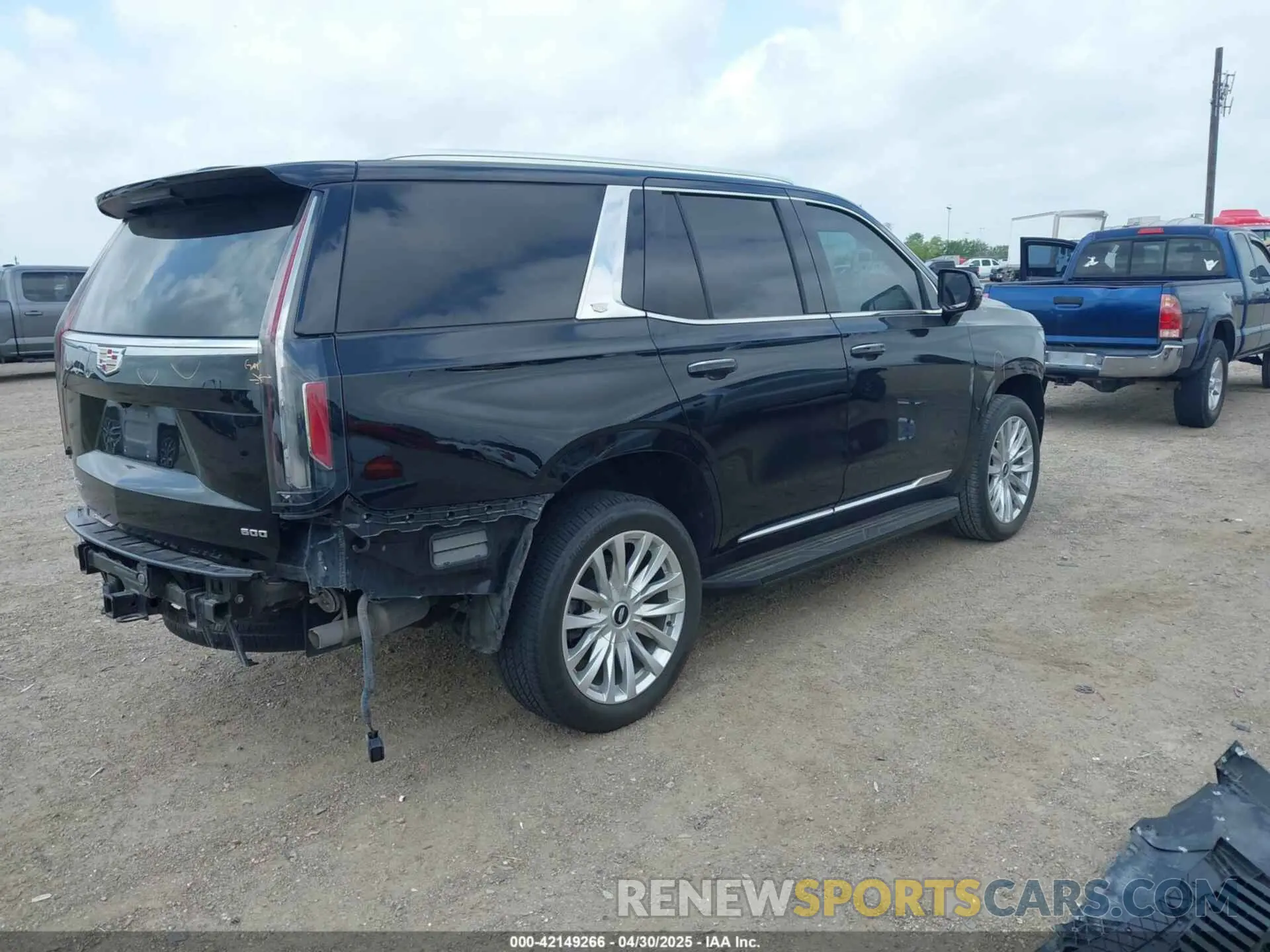 4 Фотография поврежденного автомобиля 1GYS3AKL1PR395285 CADILLAC ESCALADE 2023